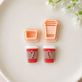 Coffee Cup Polymer Clay Winter Cutter Set