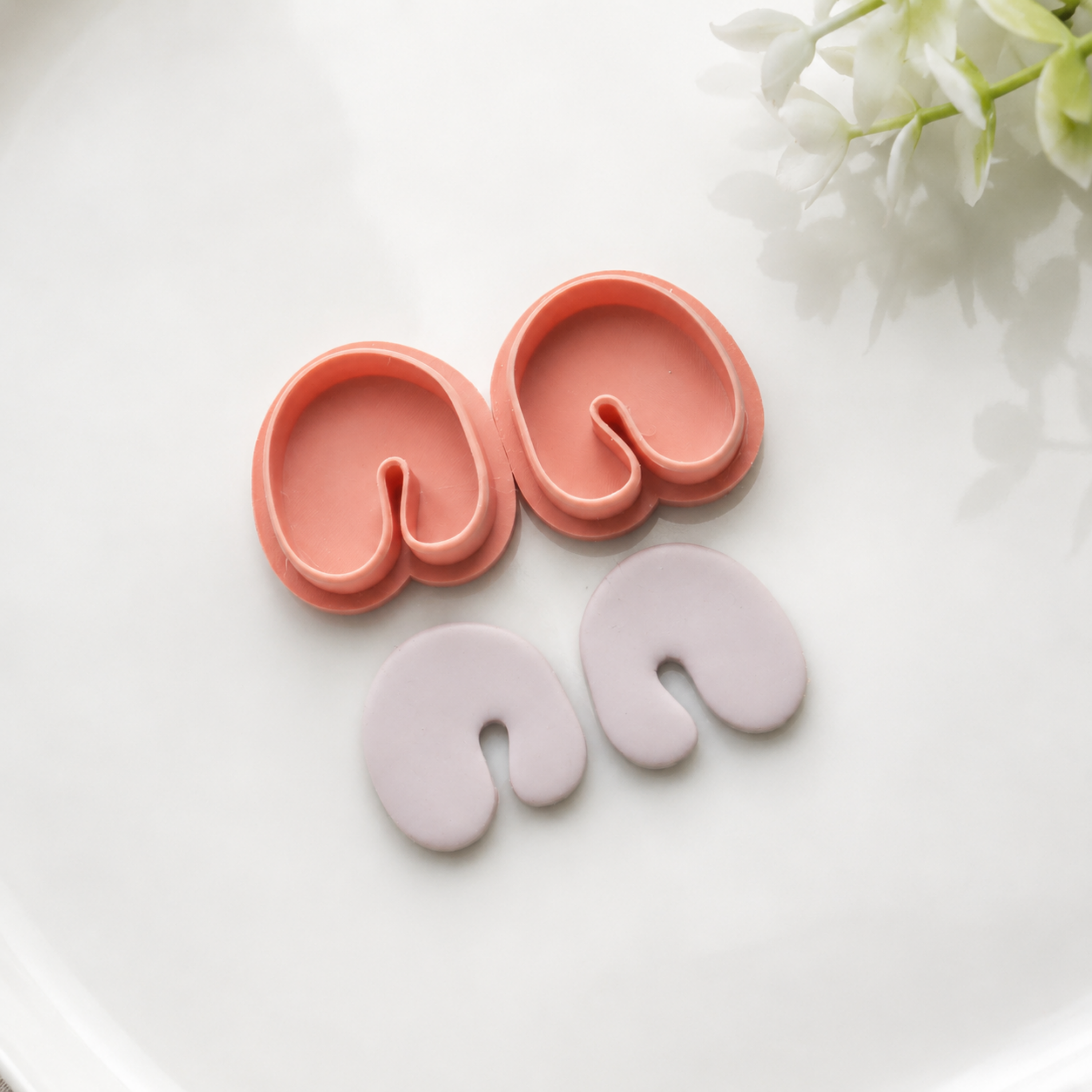Abstract Polymer Clay Earring Cutter Set