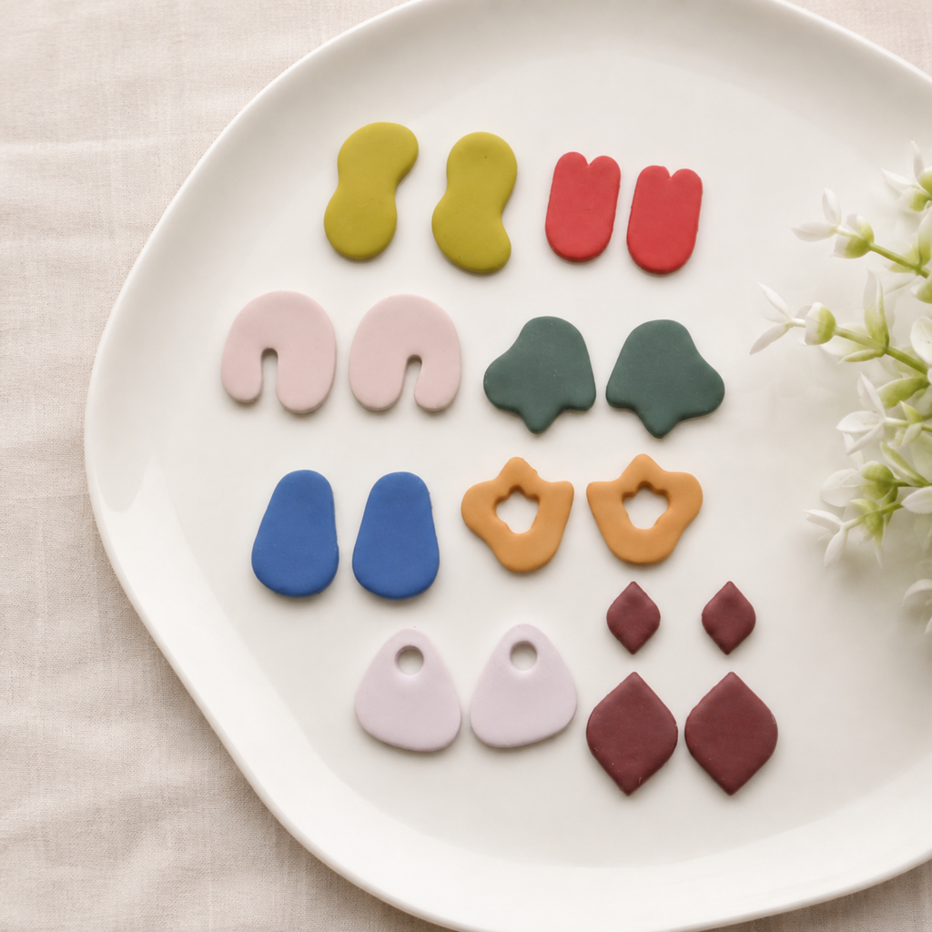 Abstract Polymer Clay Earring Cutter Set