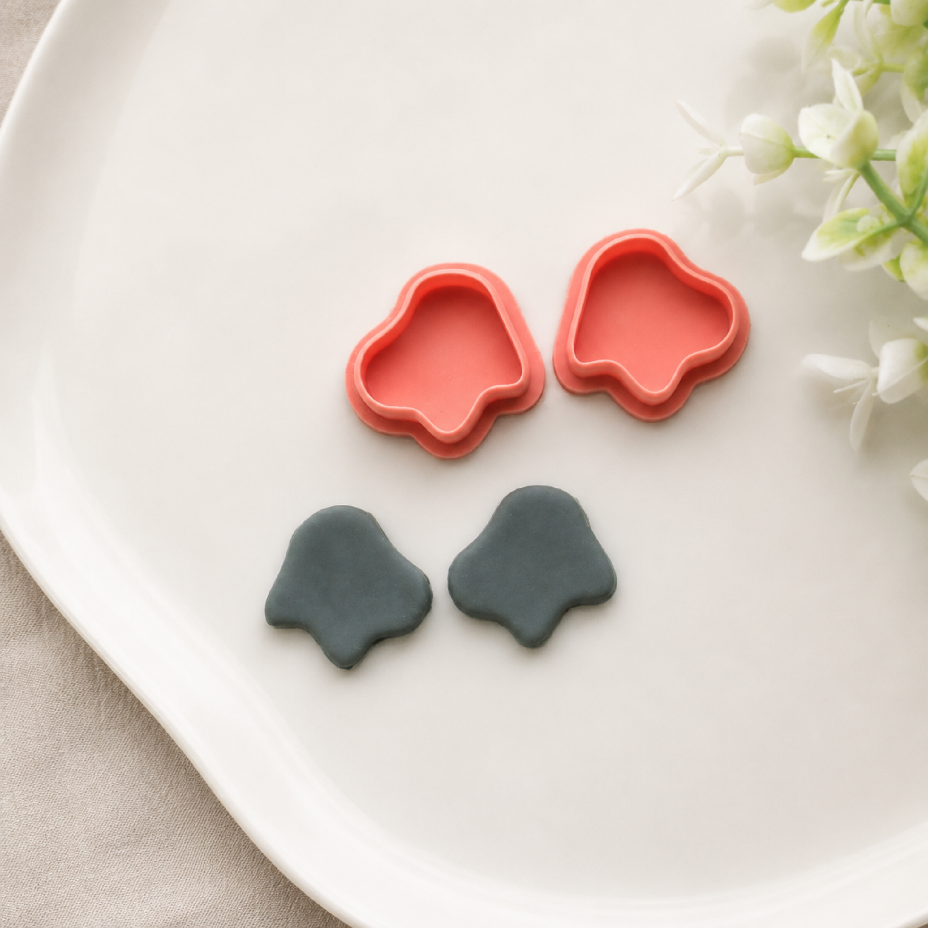 Abstract Polymer Clay Earring Cutter Set