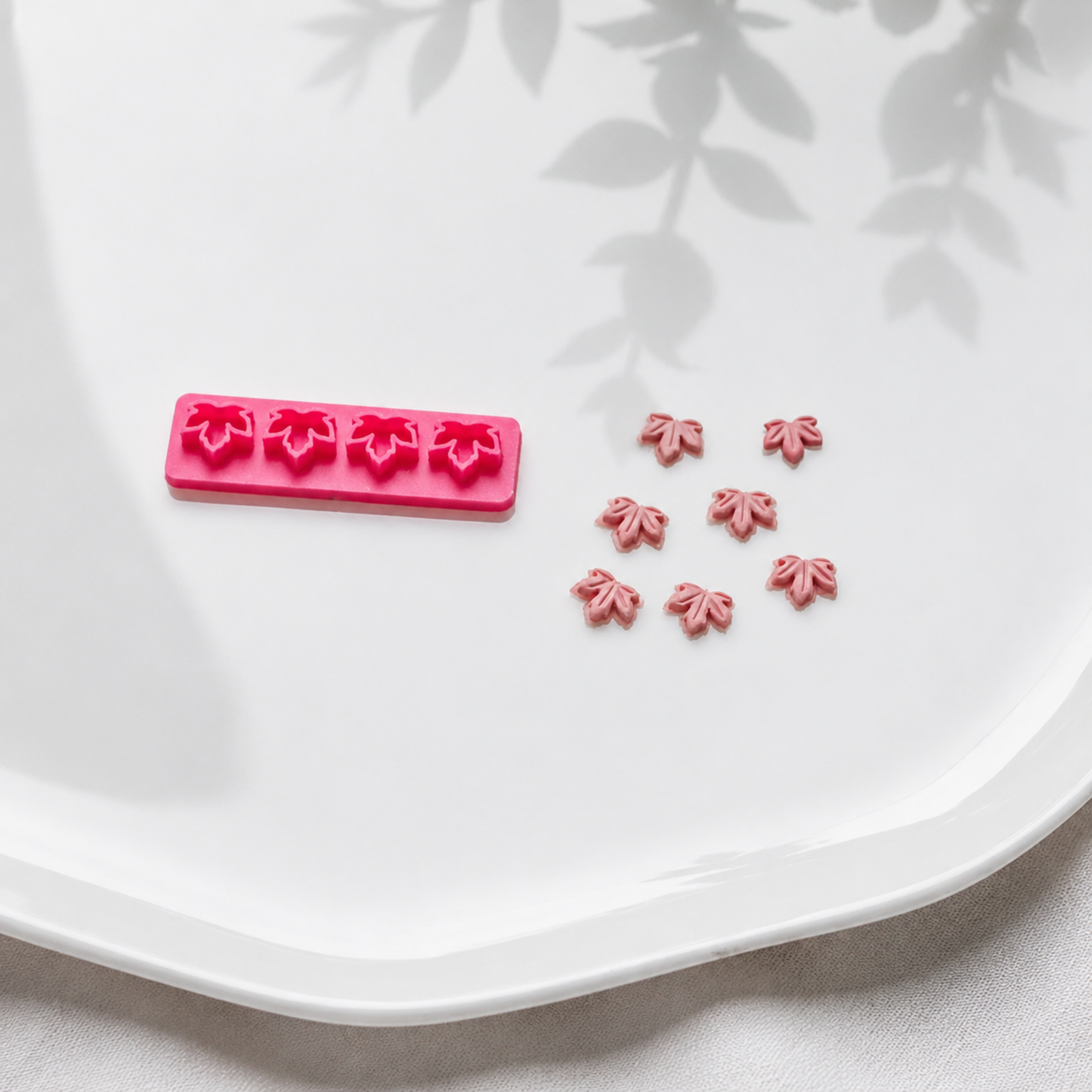 Tiny Fall Leaf Polymer Clay Cutter Set