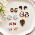 Christmas Holiday Polymer Clay Cutter Set: 11 Pcs