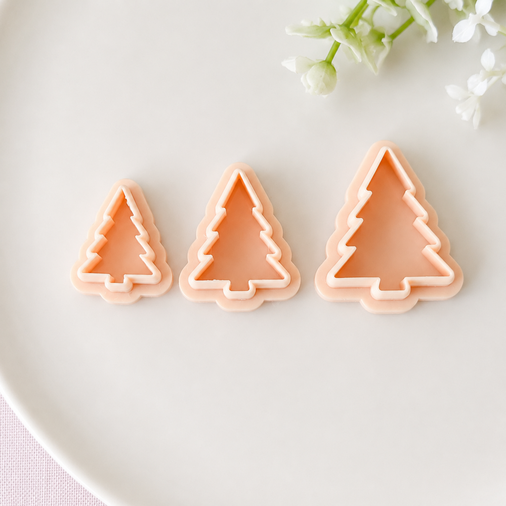 Christmas Tree Holiday Polymer Clay Cutter