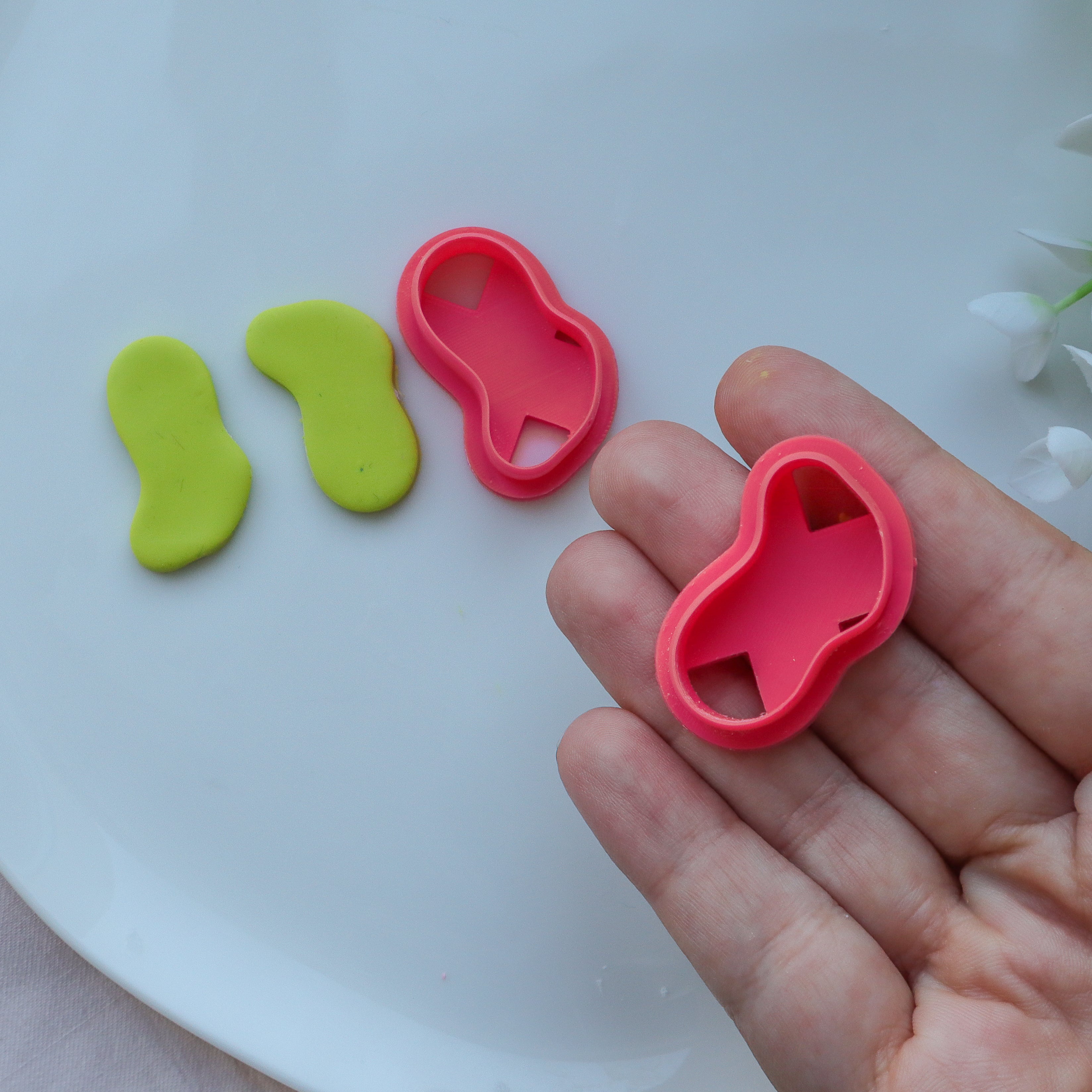 Abstract Polymer Clay Earring Cutter Set
