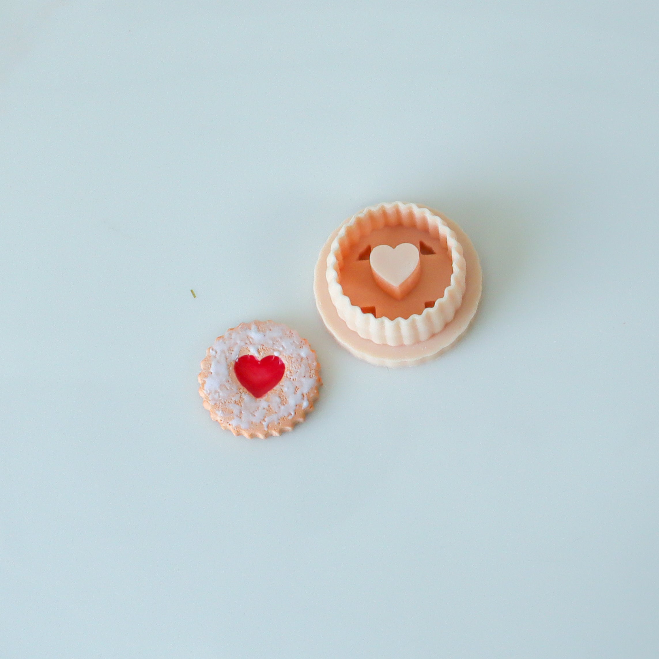 Jam Sandwich Cookies Polymer Clay Christmas Cutter Set
