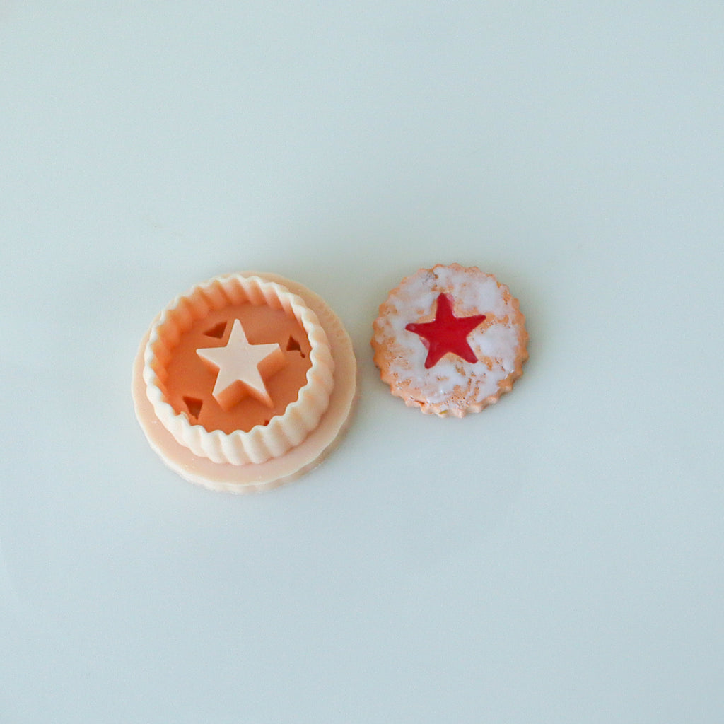 Jam Sandwich Cookies Polymer Clay Christmas Cutter Set
