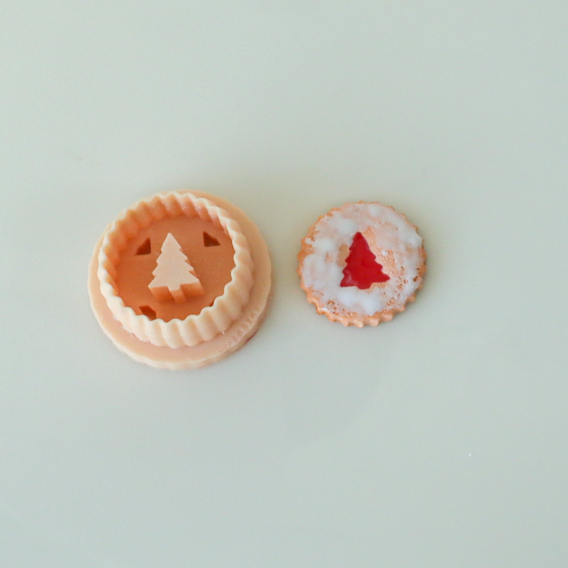 Jam Sandwich Cookies Polymer Clay Christmas Cutter Set