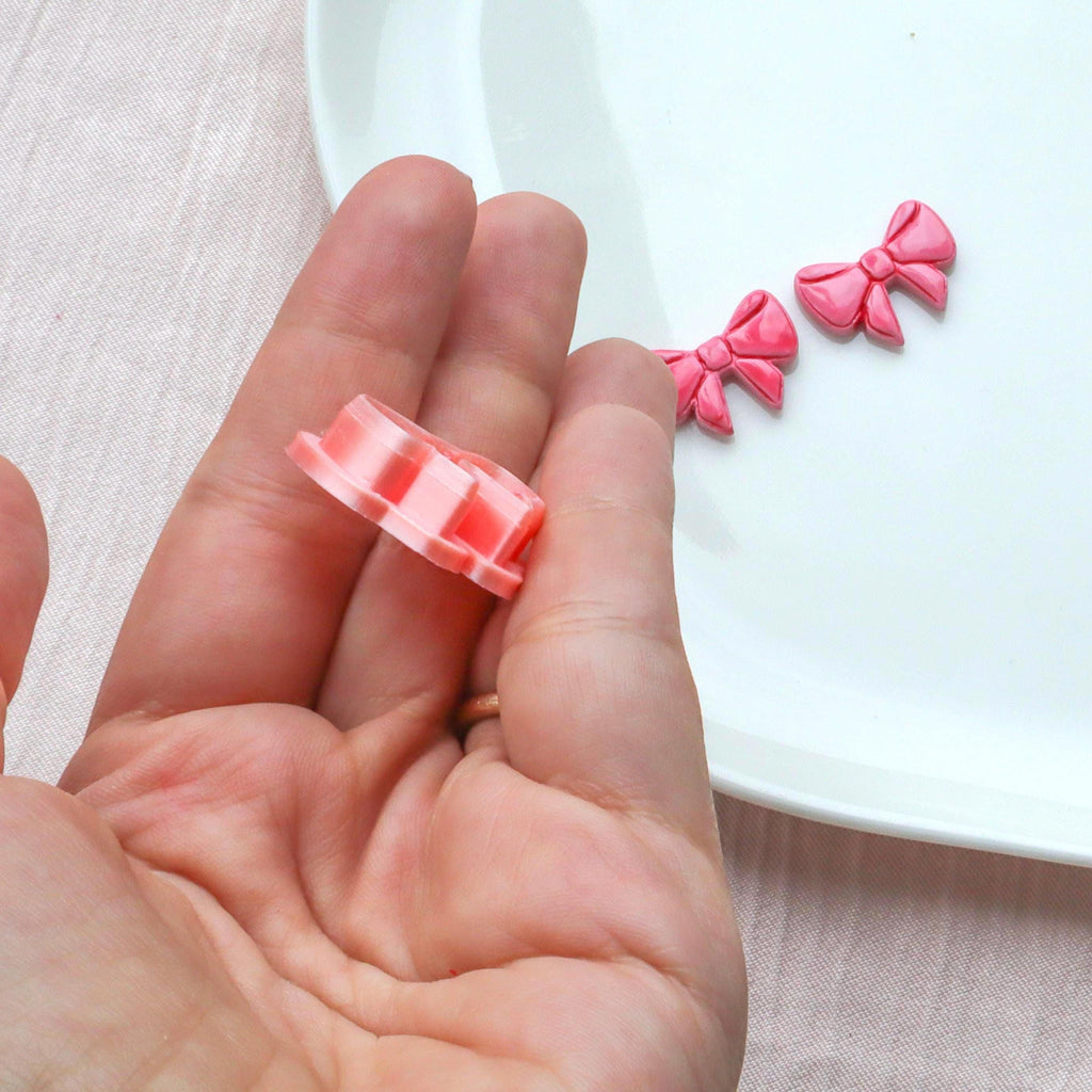 Coquette Bow Polymer Clay Romantic Cutter