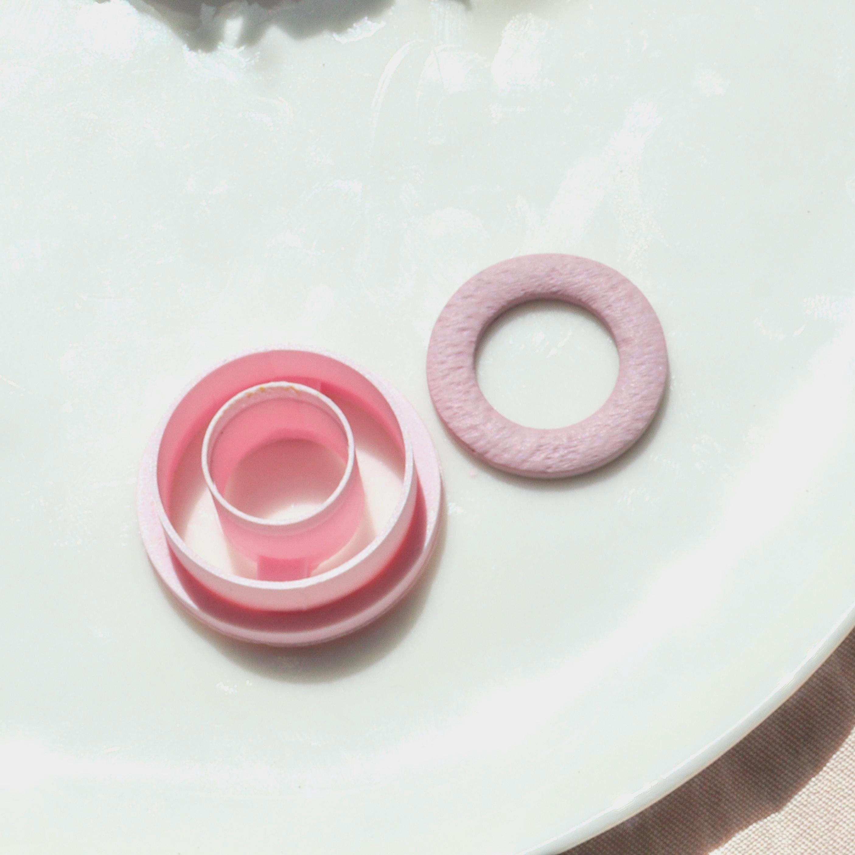 Round Donut Geometric Polymer Clay Cutter