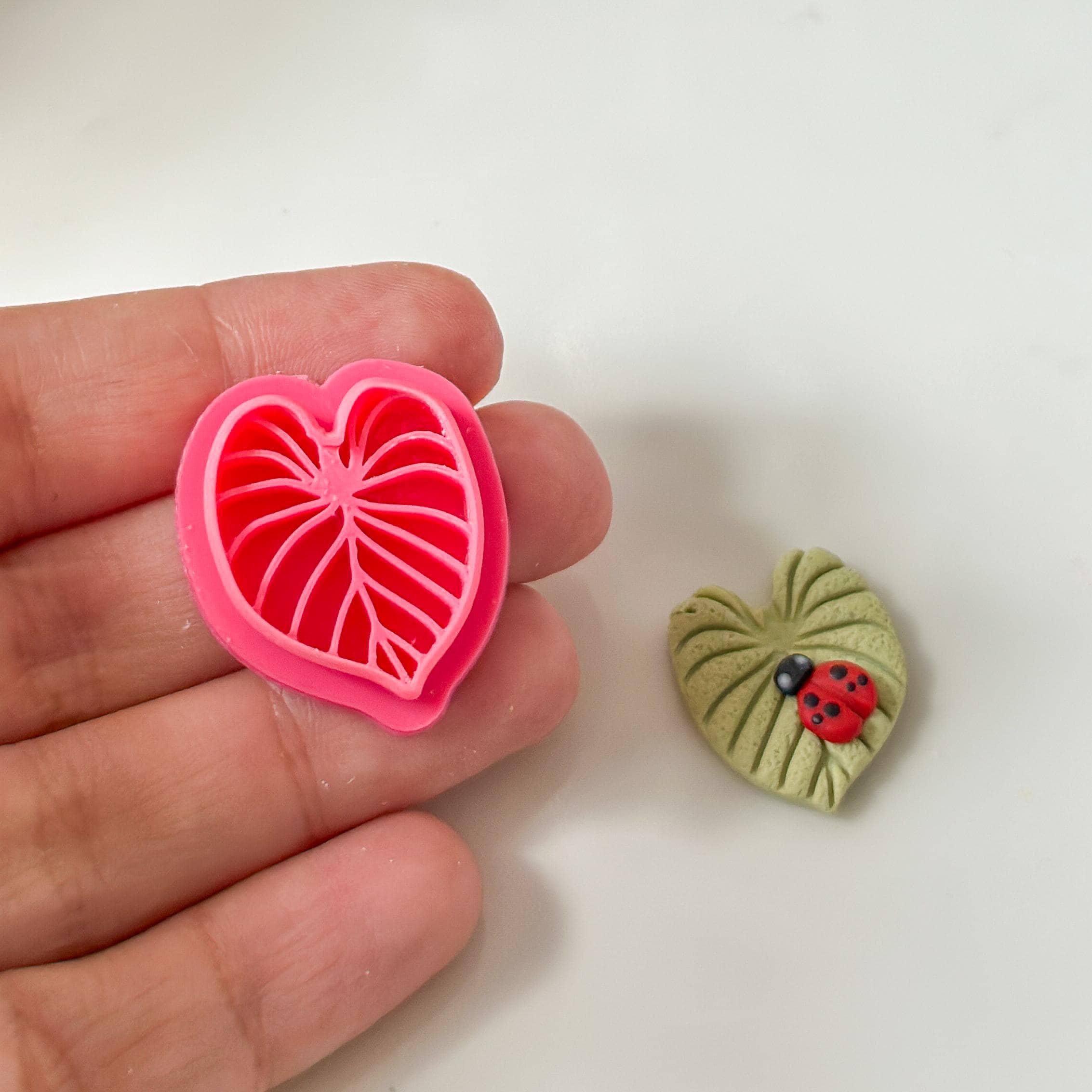 Botanical Leaf Polymer Clay Earring Cutter