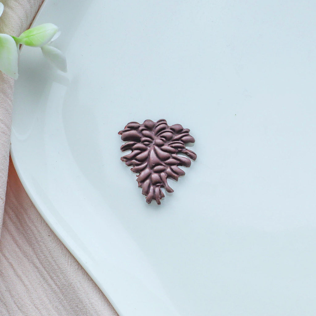 Pine Cone Polymer Clay Winter Cutter