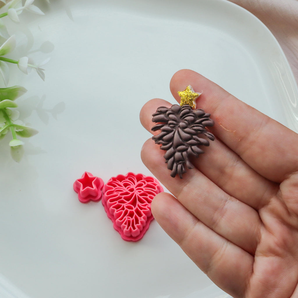 Christmas Holiday Polymer Clay Cutter Set: 11 Pcs