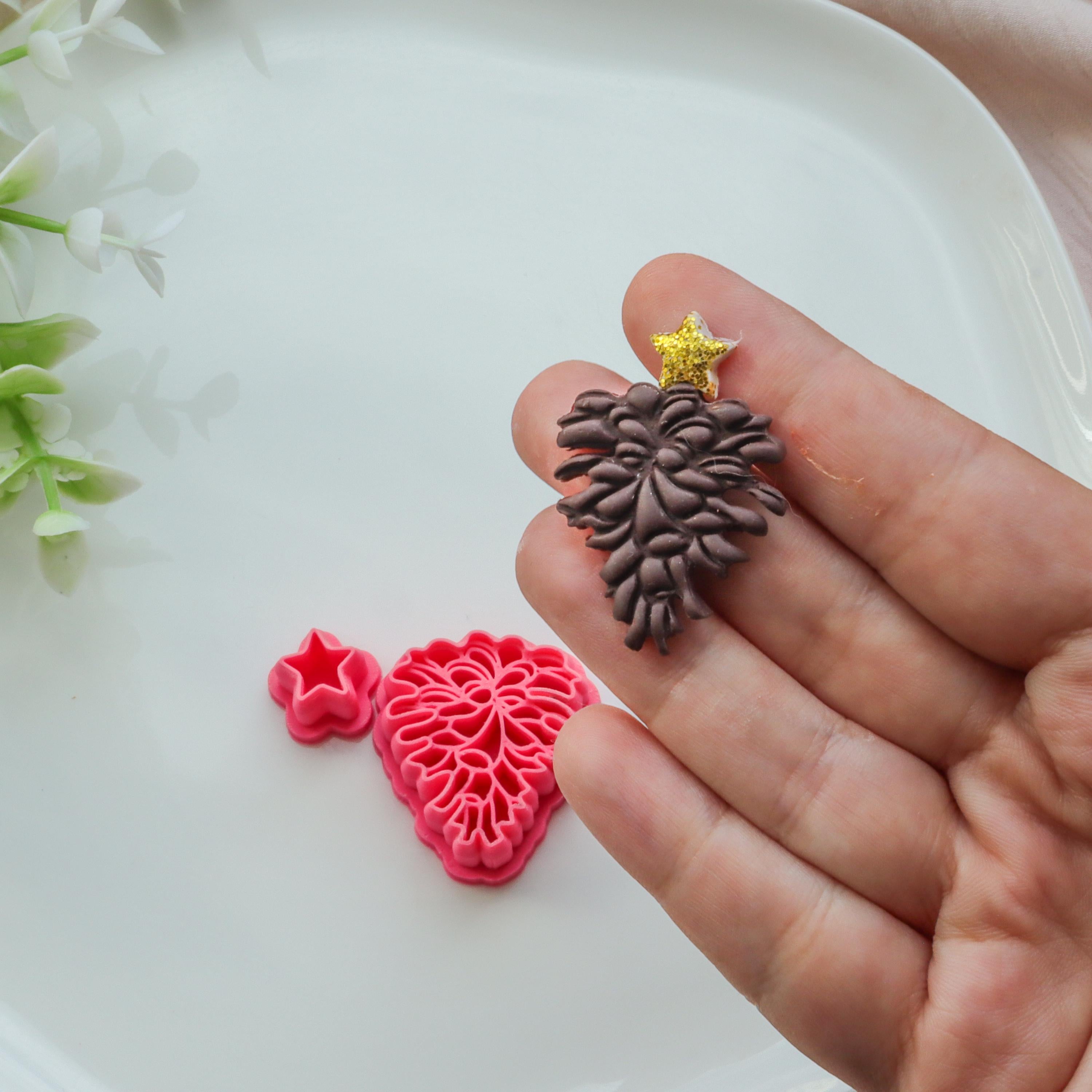 Christmas Holiday Polymer Clay Cutter Set: 11 Pcs