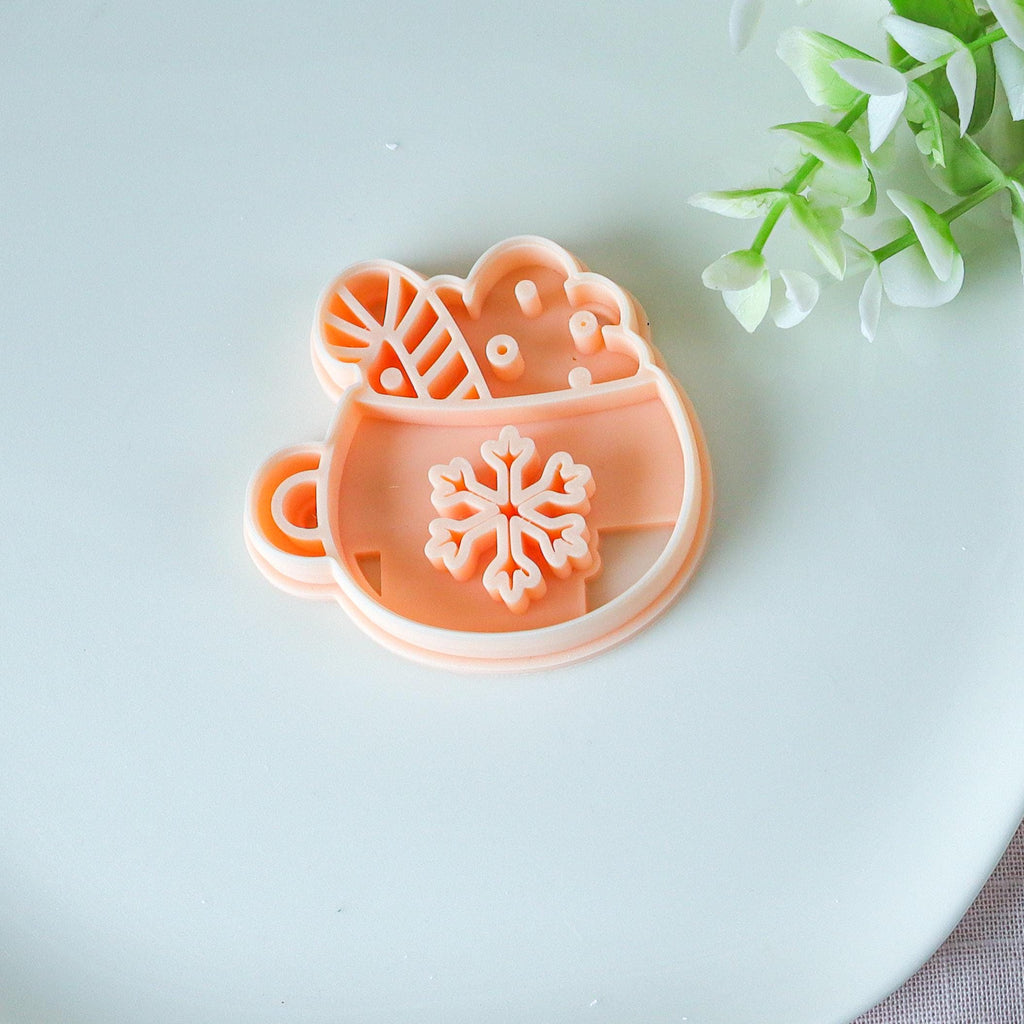 Christmas Mug Polymer Clay Ornament Cutter