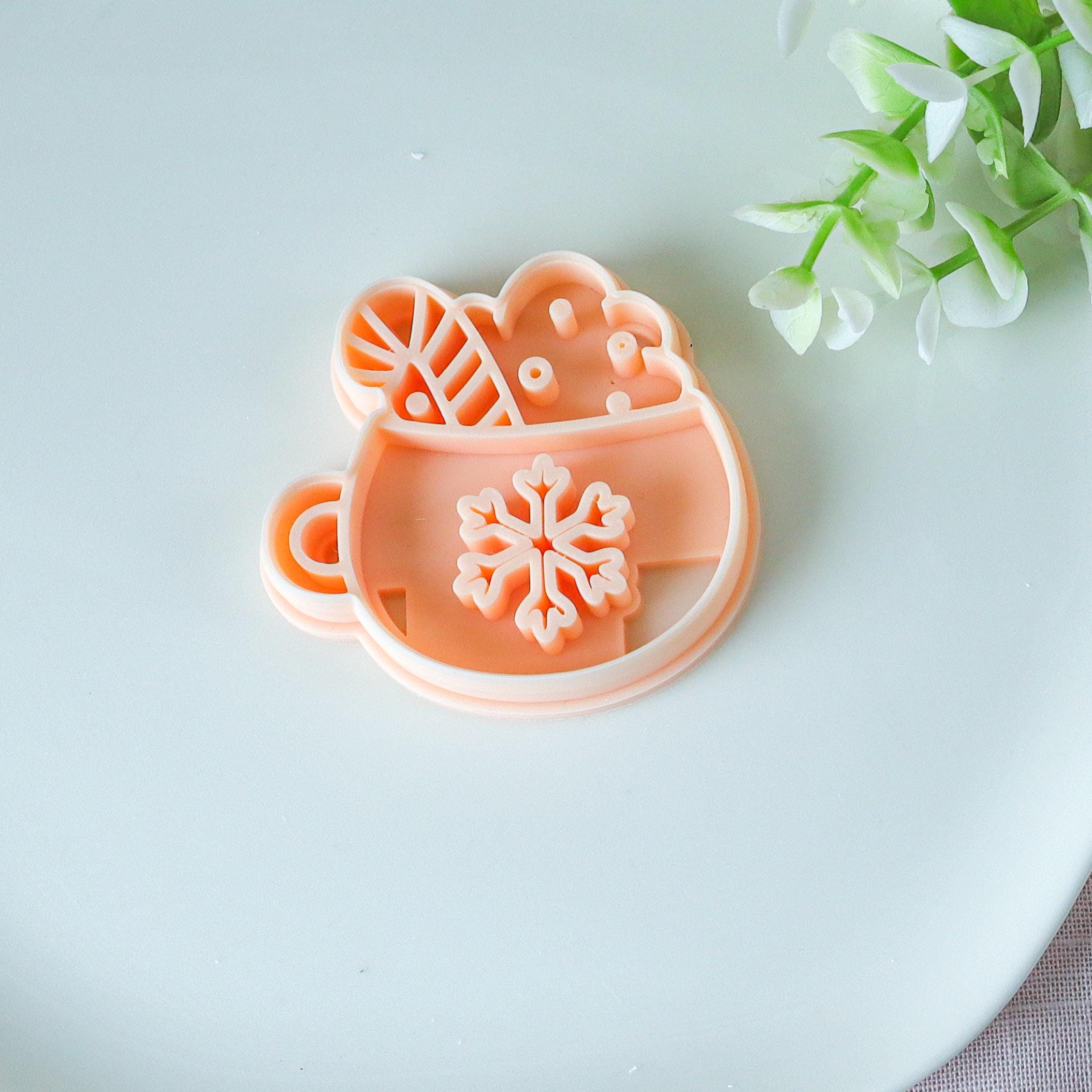 Christmas Mug Polymer Clay Ornament Cutter