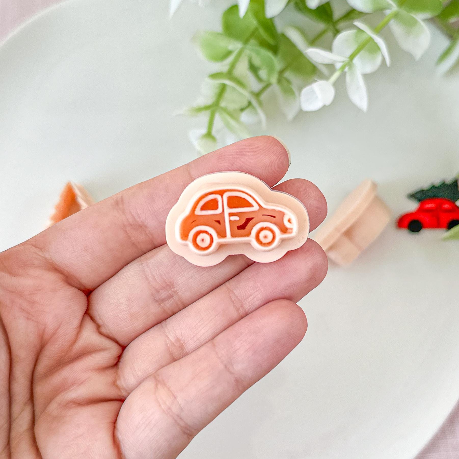 Christmas Car Polymer Clay Cutter Set– 3 Pcs