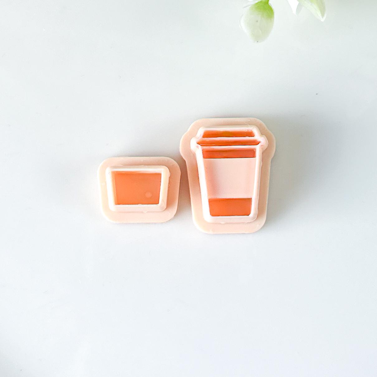 Coffee Cup Polymer Clay Winter Cutter Set