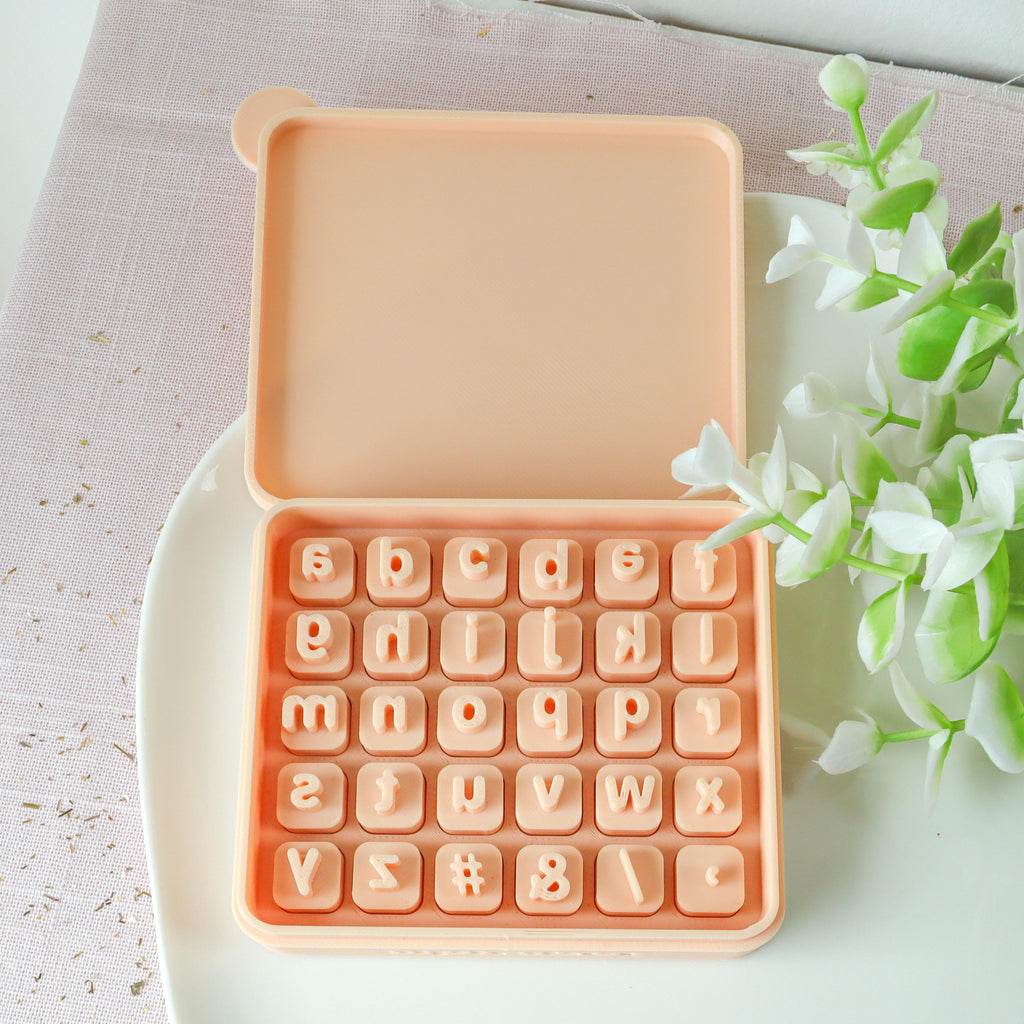 Lowercase Alphabet Stamp Set- 8mm-12mm Letters Embossing Tool