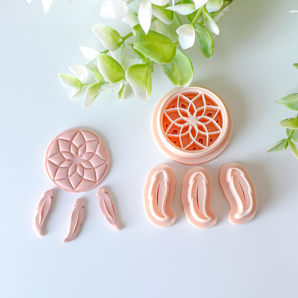 Dreamcatcher Polymer Clay Cutter Set - 4 Pcs
