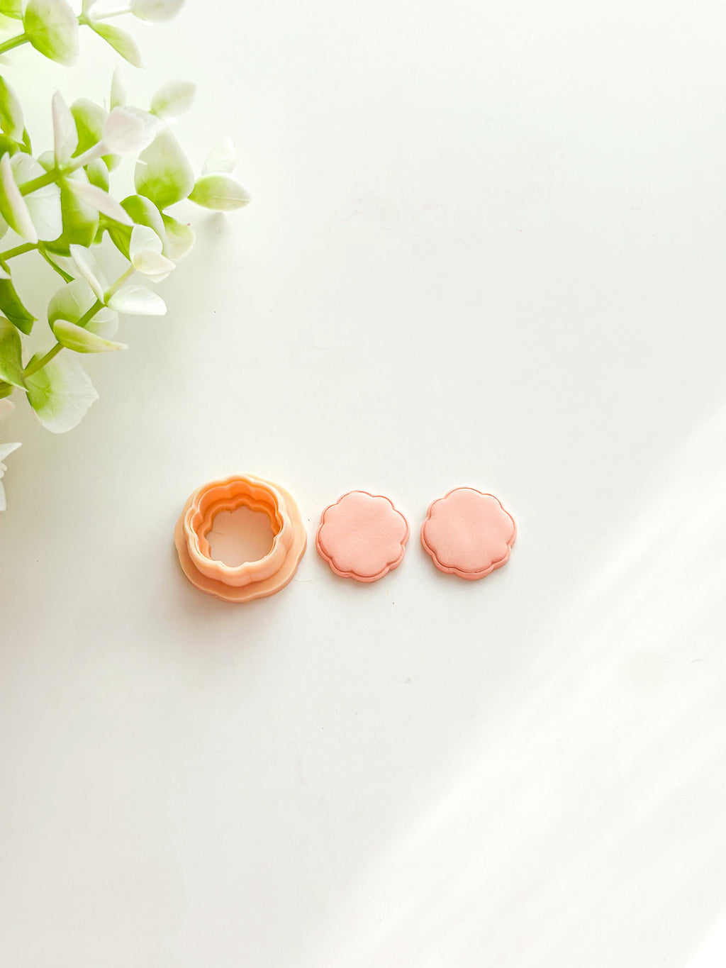 Mini Lady Bug and Daffodil Flower Polymer Clay Cutter Set - 3 Pcs