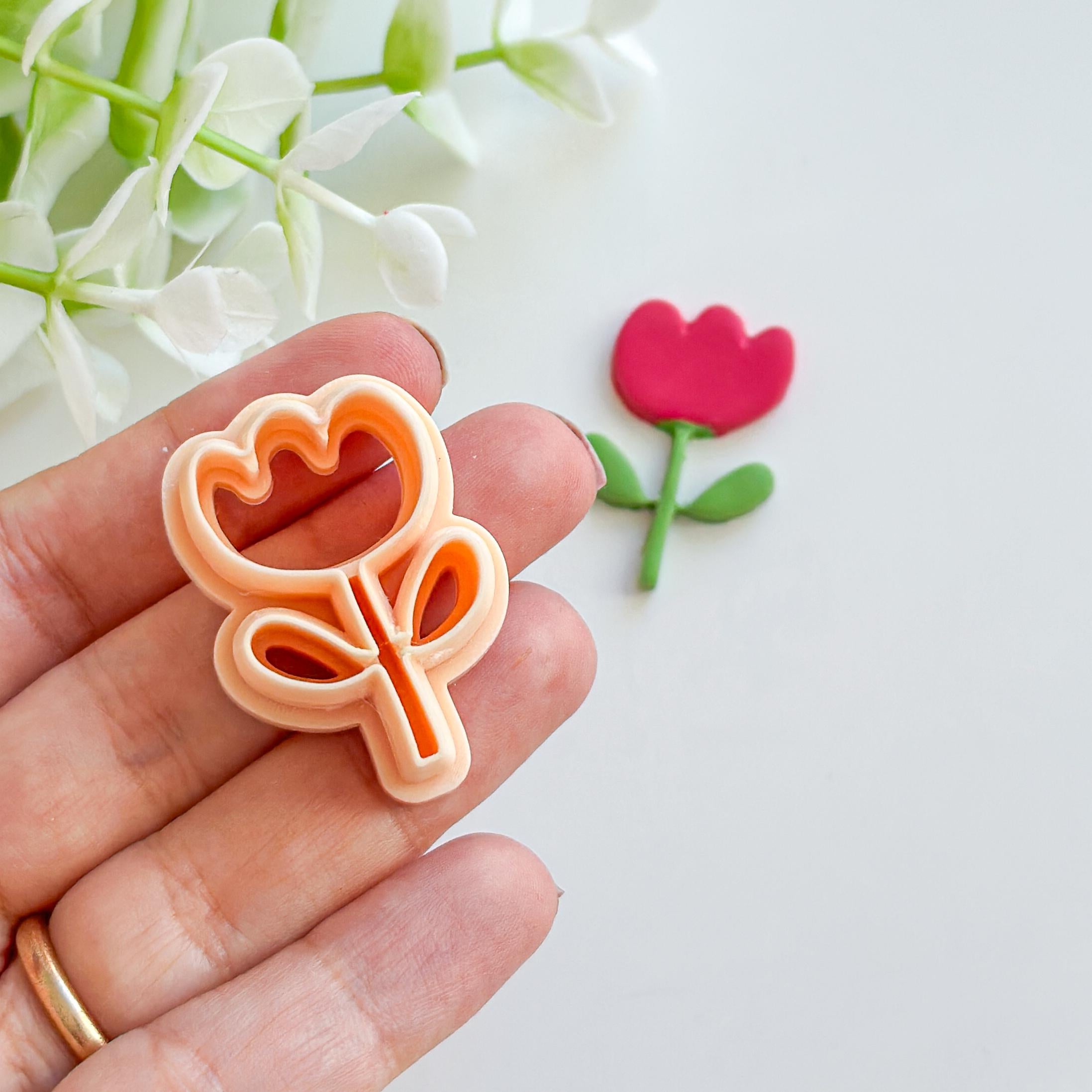 Tulip Polymer Clay Floral Cutter