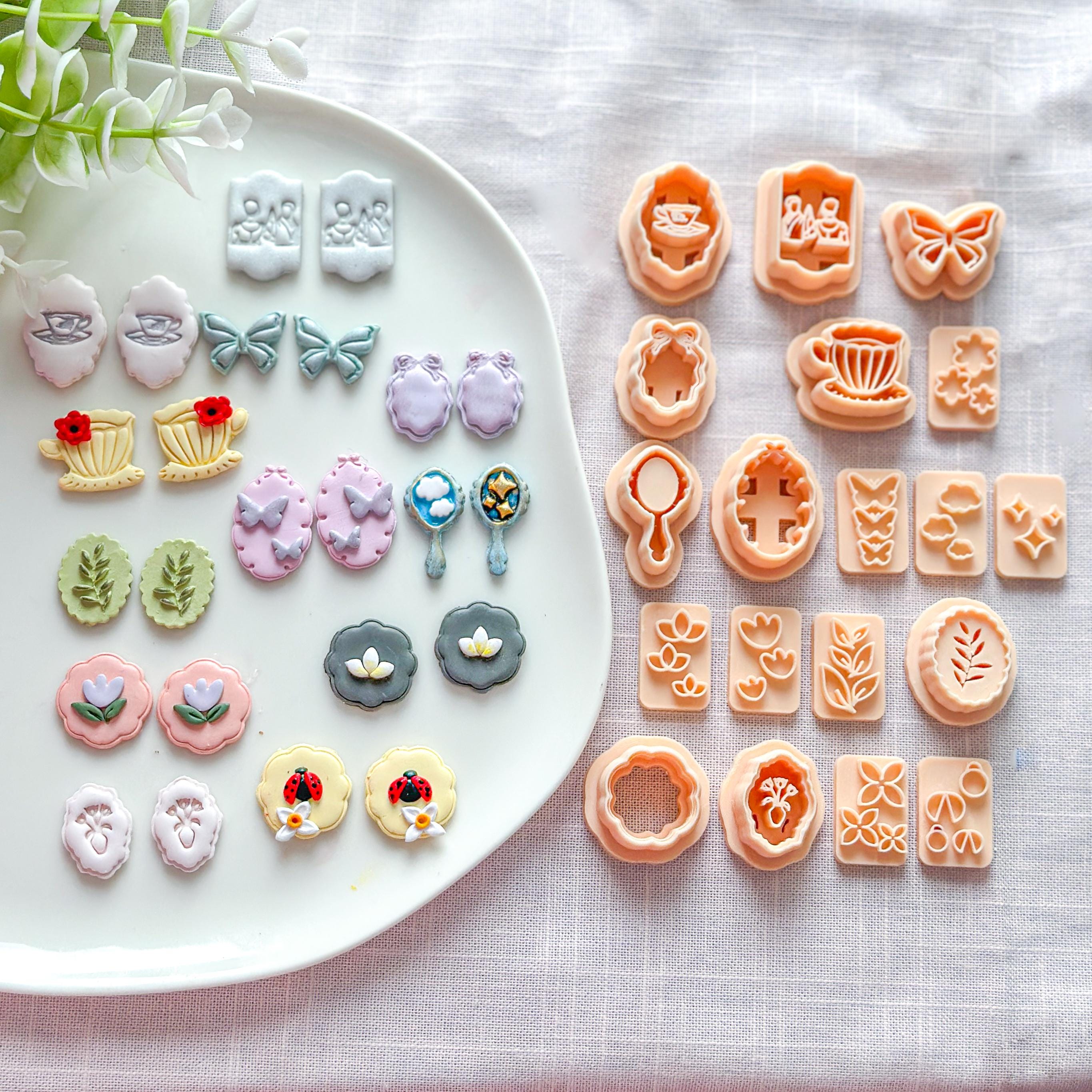 Butterfly Polymer Clay Stud Earring Cutter