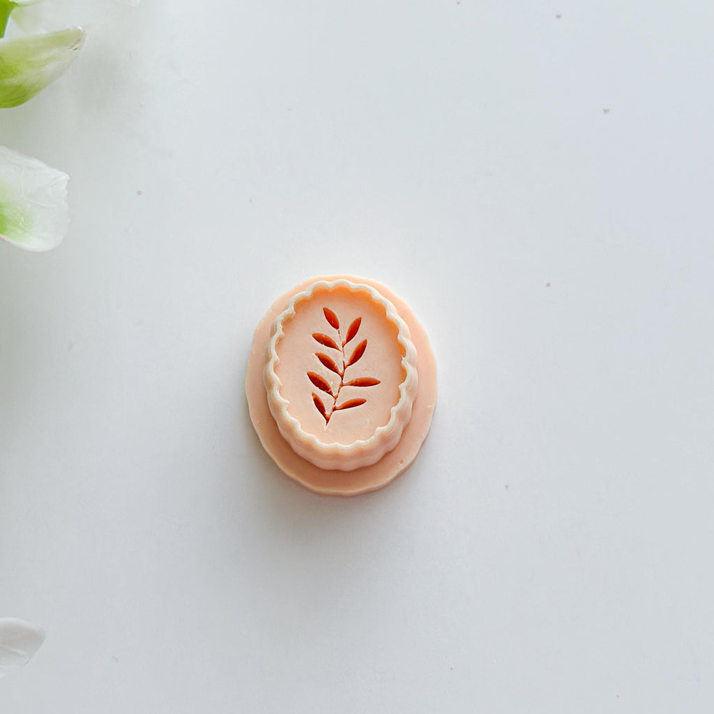 Leaf Embossed Polymer Clay Cutter
