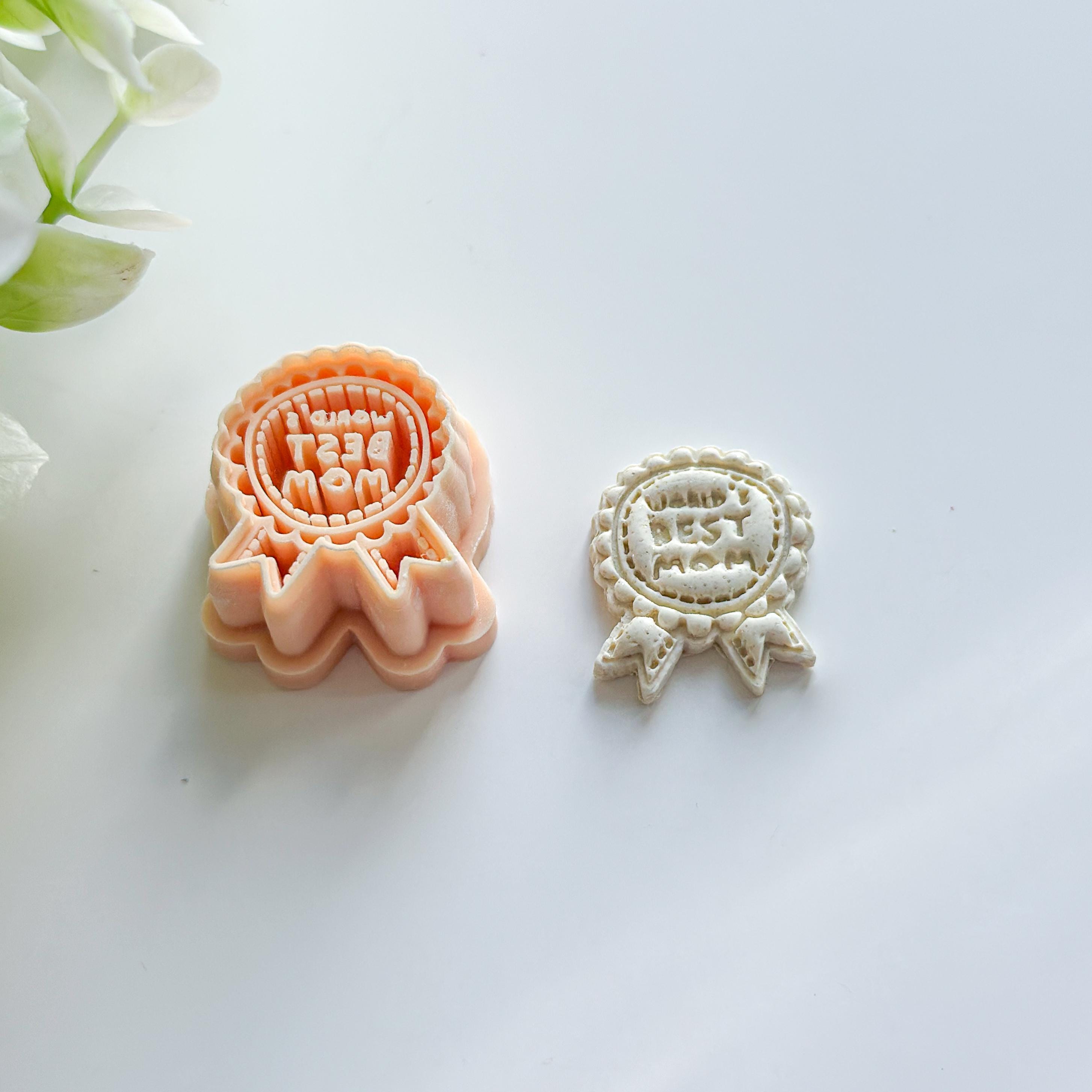 Mom Badge Polymer Clay Cutter