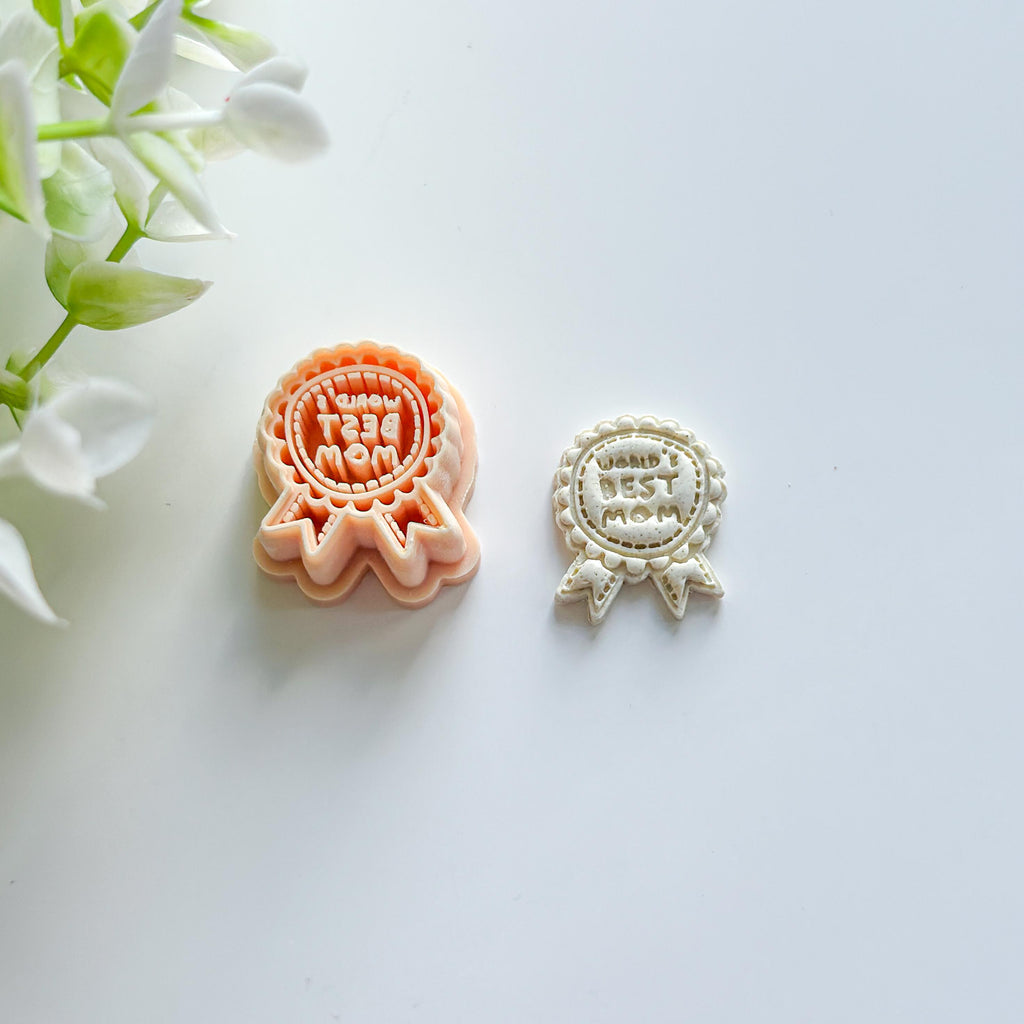 Mom Badge Polymer Clay Cutter