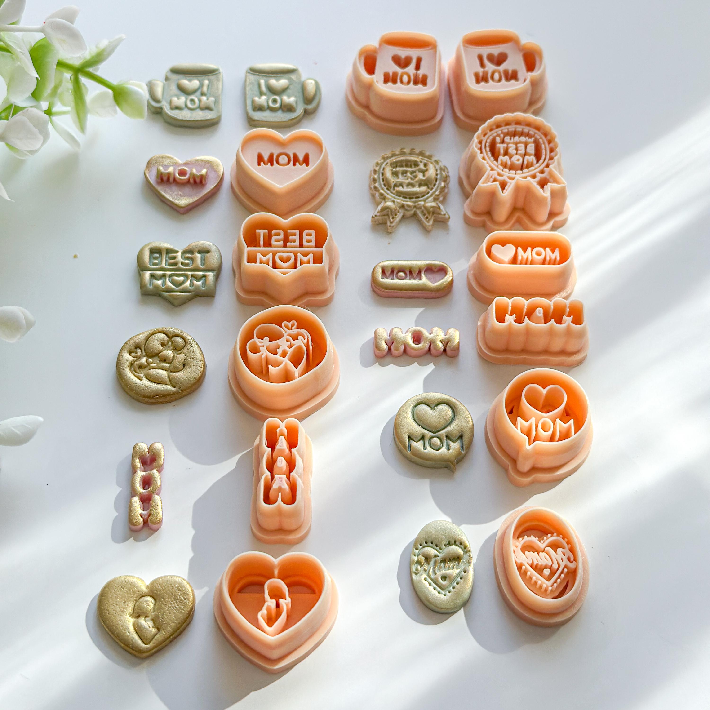 Mother's Day Clay Cutter Set – 14 Piece Collection