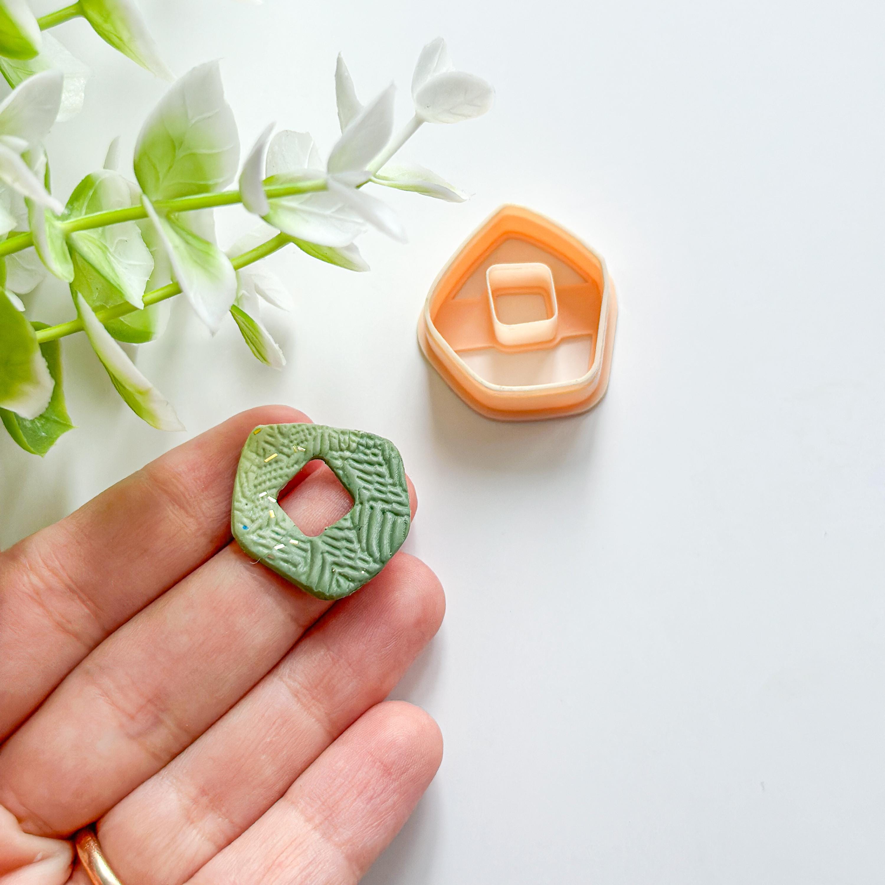 Abstract Charm Polymer Clay Cutter