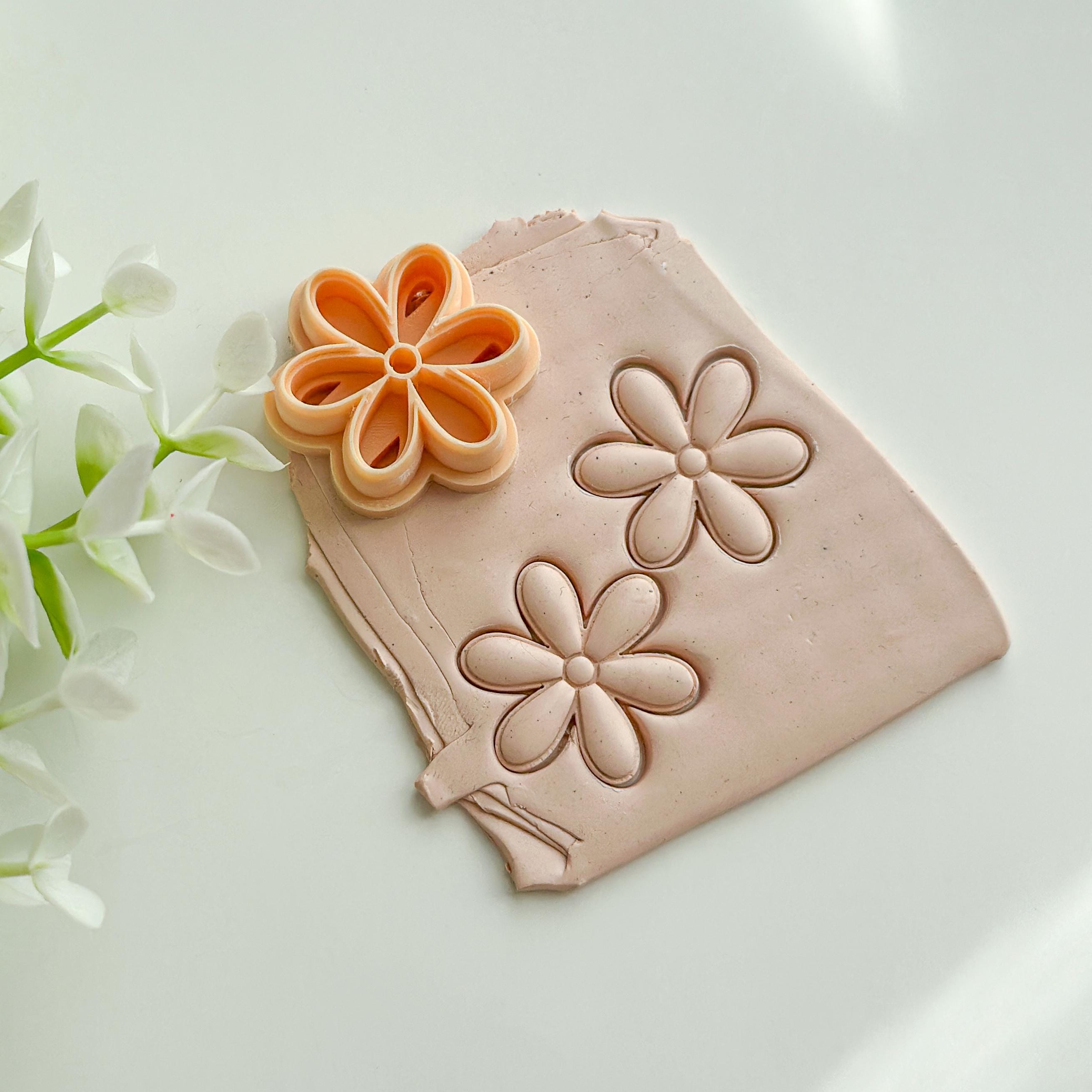 Floral Polymer Clay Earring Cutter