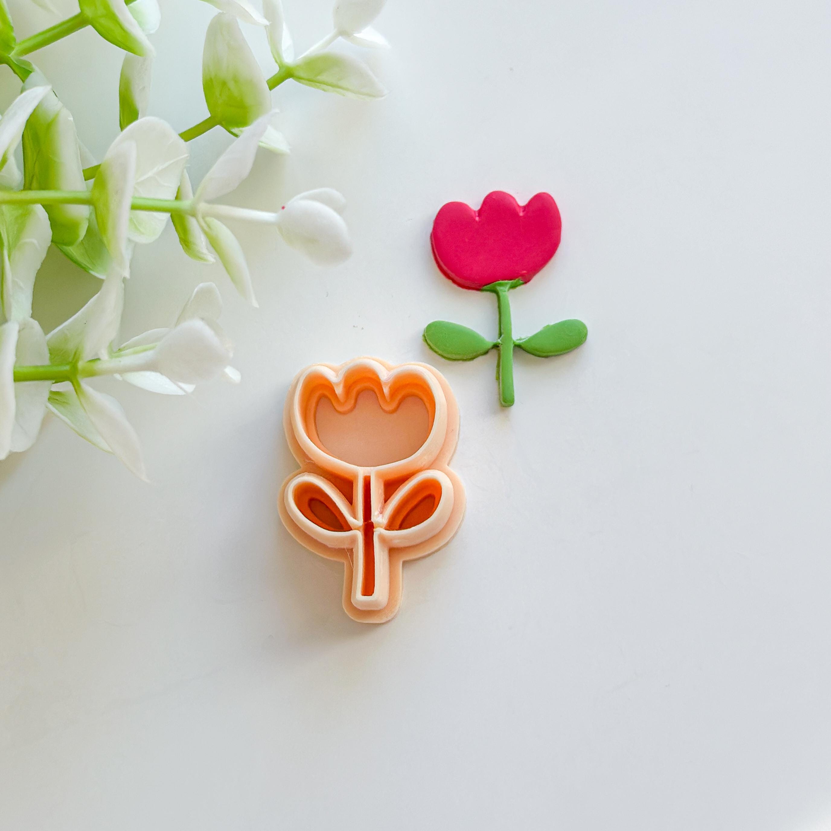 Tulip Polymer Clay Floral Cutter