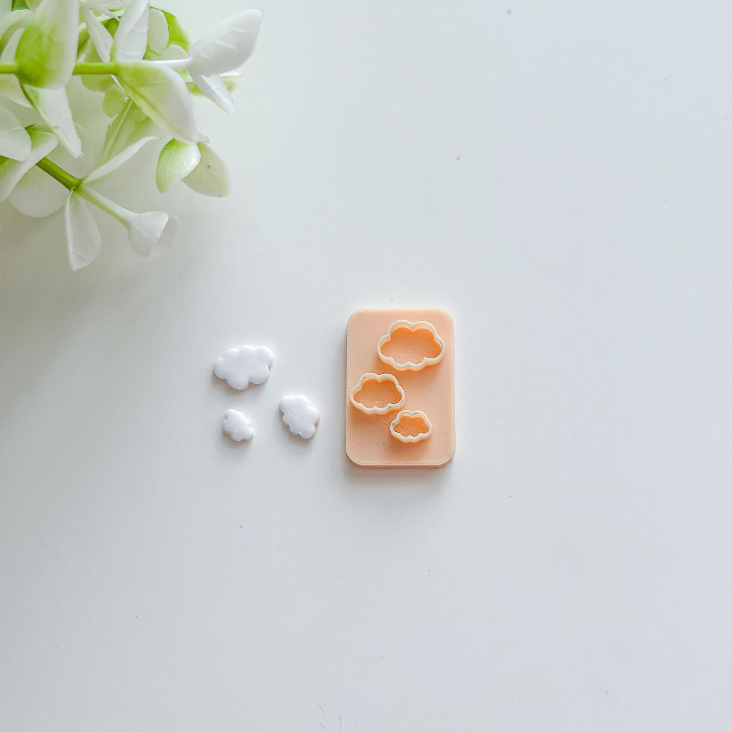 Cloud Polymer Clay Micro Cutter (3–5 mm)
