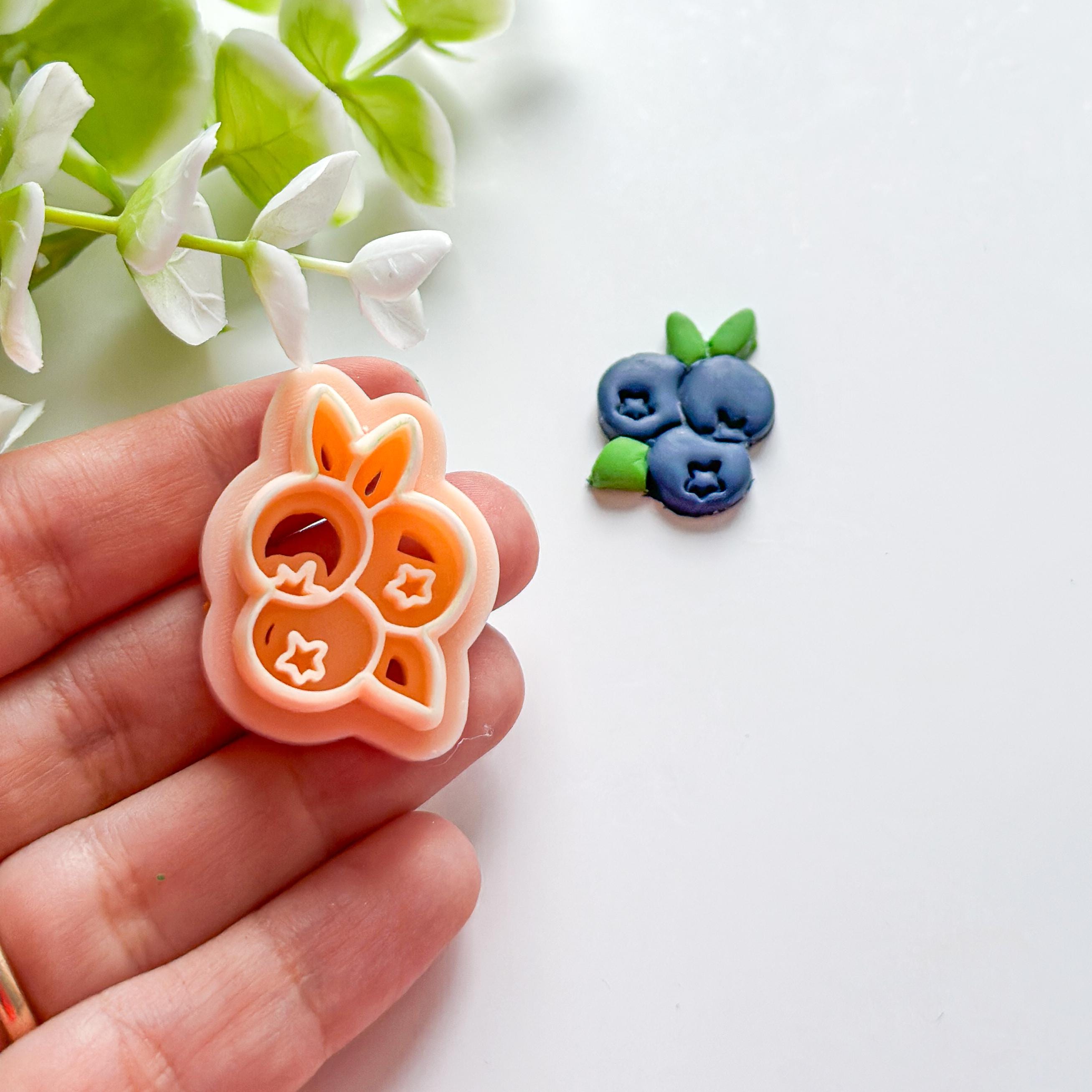 Blueberry Polymer Clay Cutter