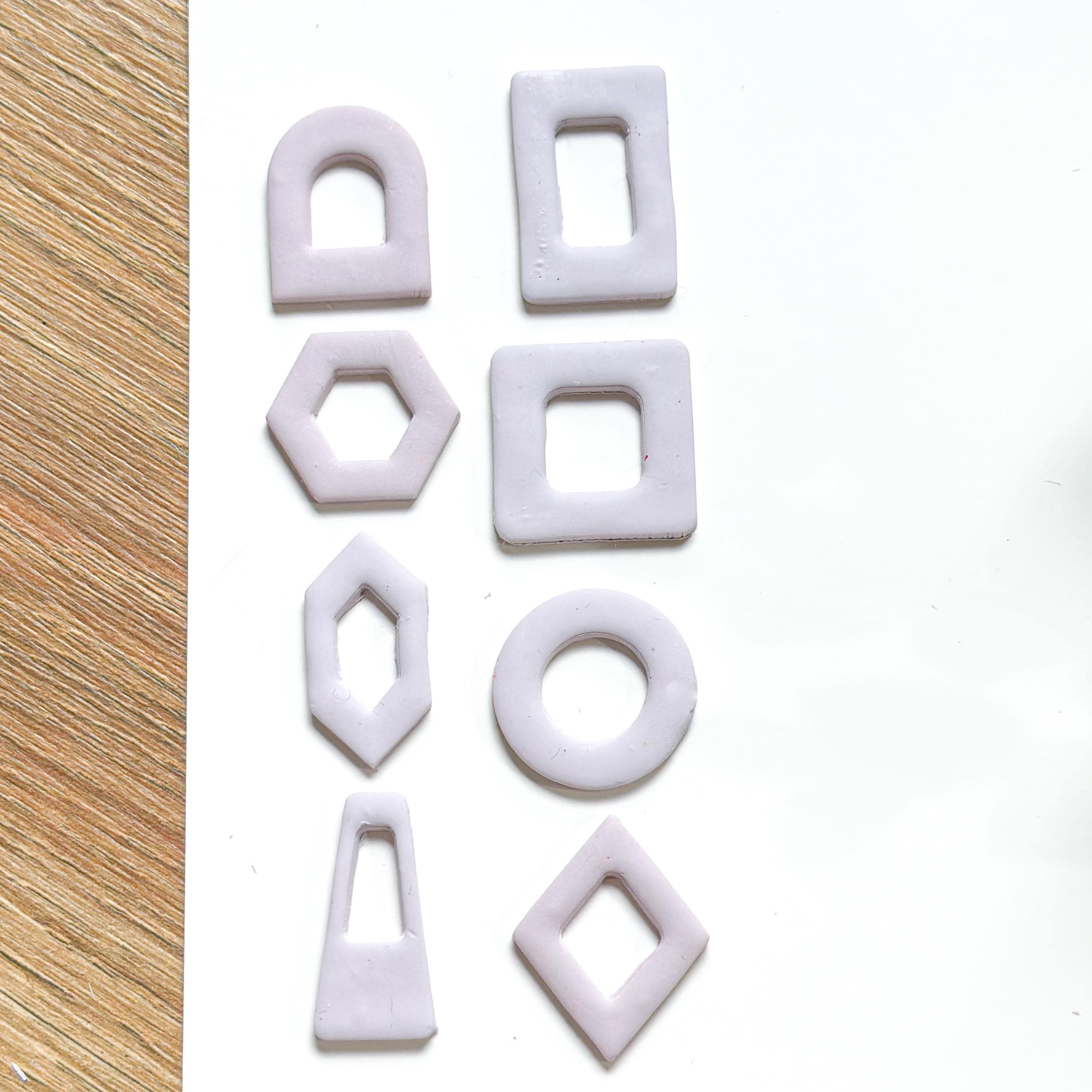 Diamond Donut Geometric Polymer Clay Cutter