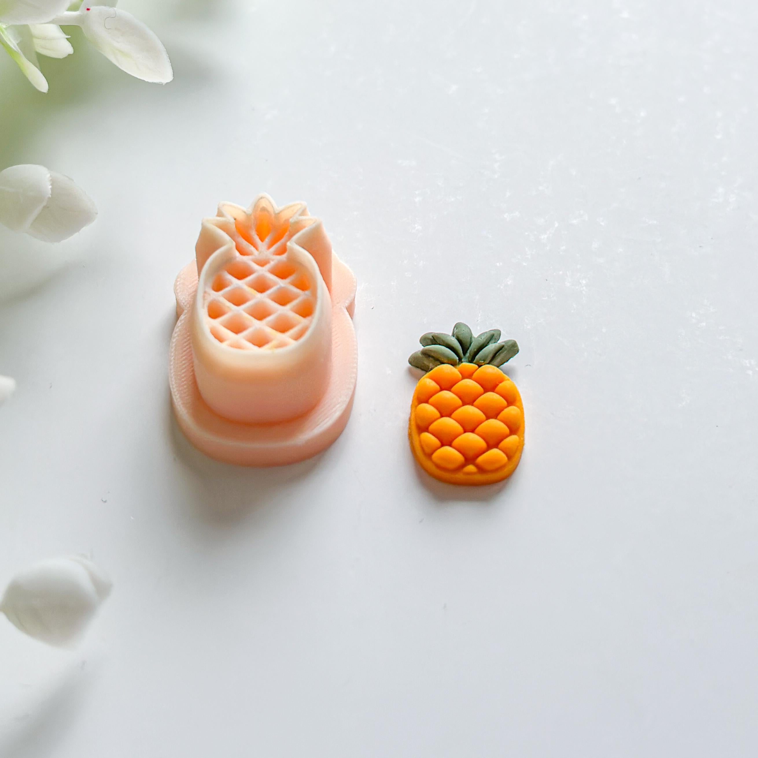 Ananas Polymer Clay Fruit Earring Cutter