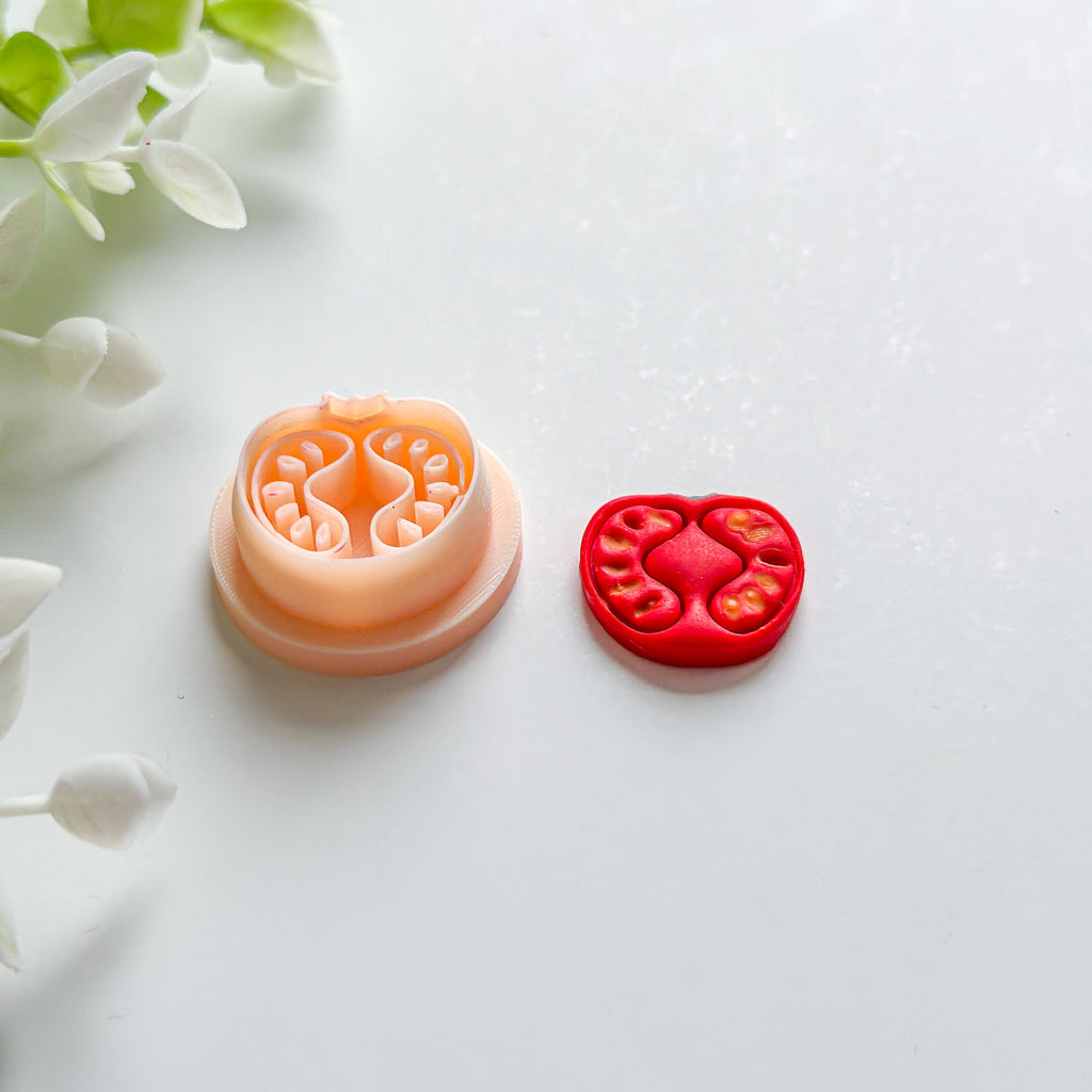 Tomato Slice Polymer Clay Food Cutter