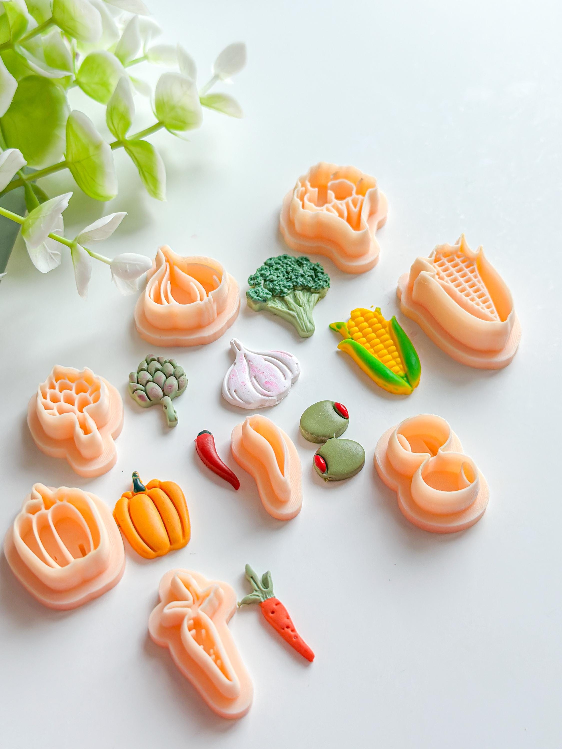 Martini Olive Food Polymer Clay Cutter