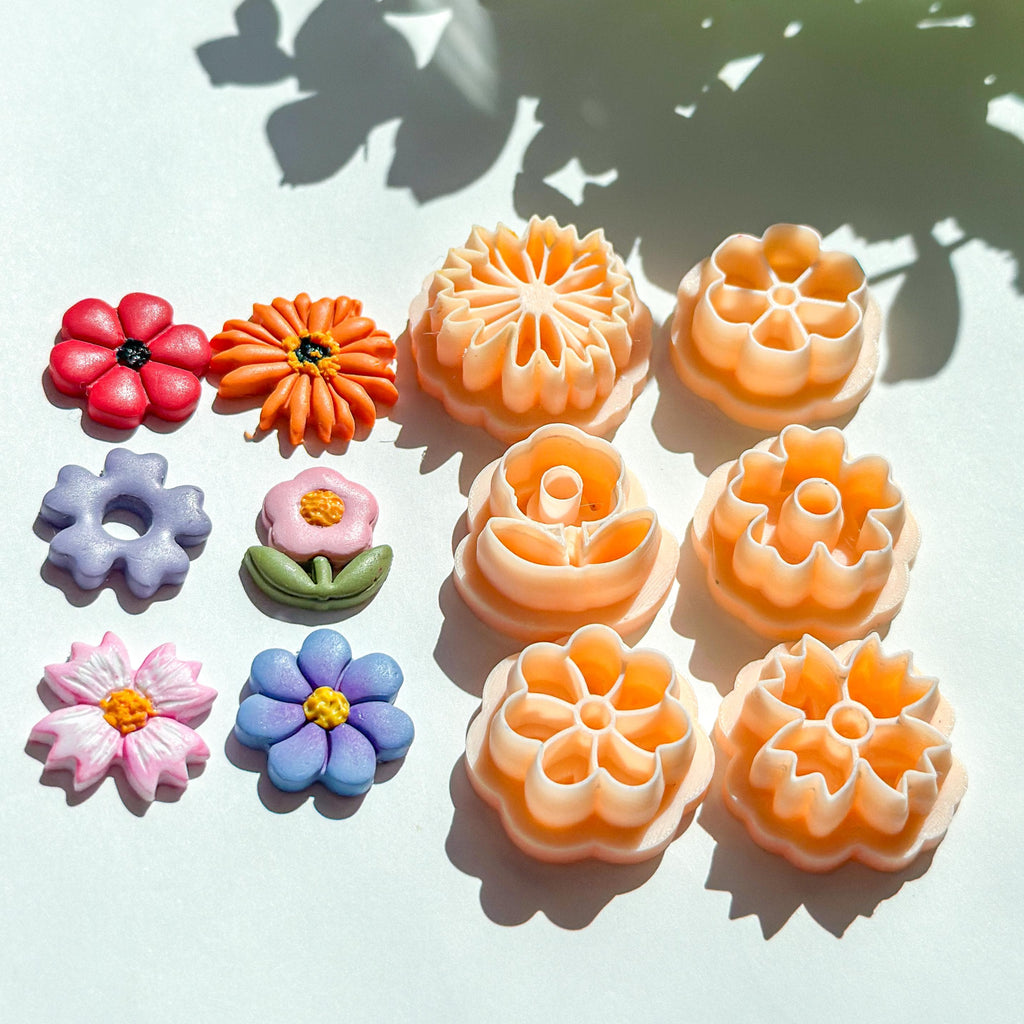 Seven Petals Flower Polymer Clay Cutter