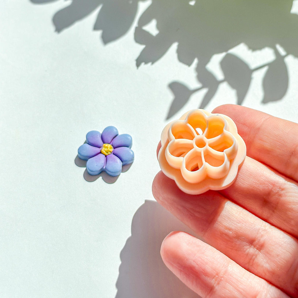 Seven Petals Flower Polymer Clay Cutter