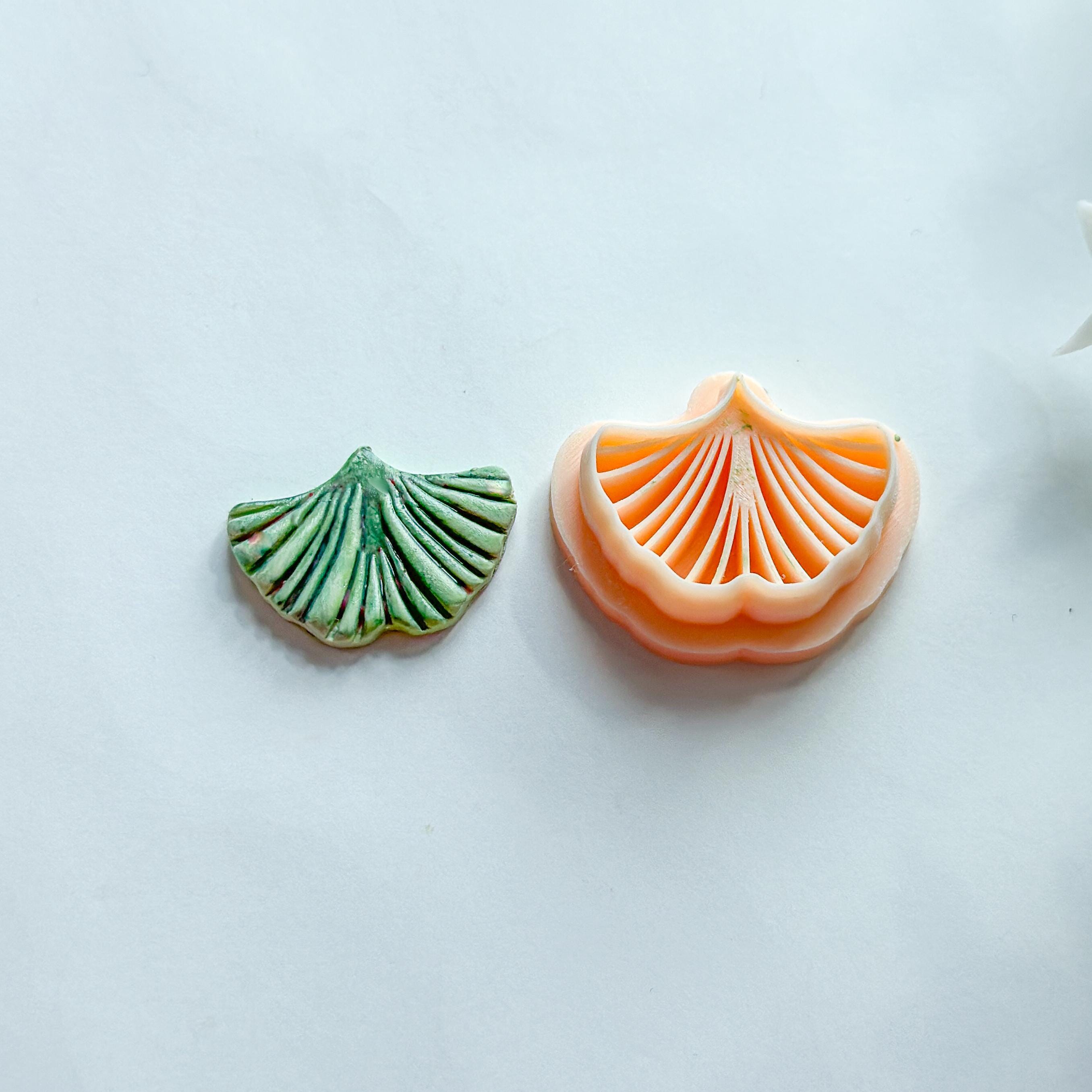 Gingko Leaf Polymer Clay  Botanical  Earring Cutter