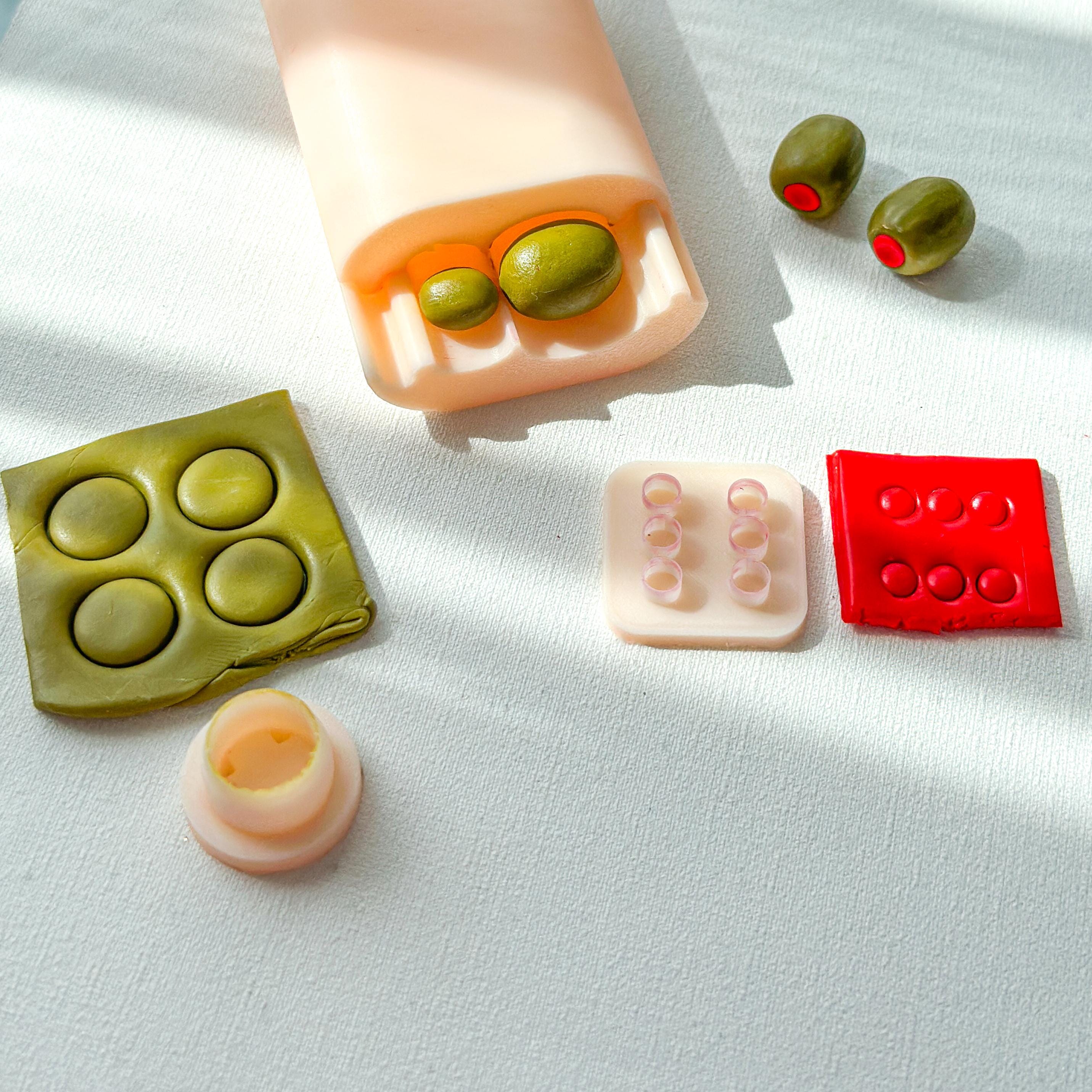 Martini Olive Builder Set – Polymer Clay Bead Roller
