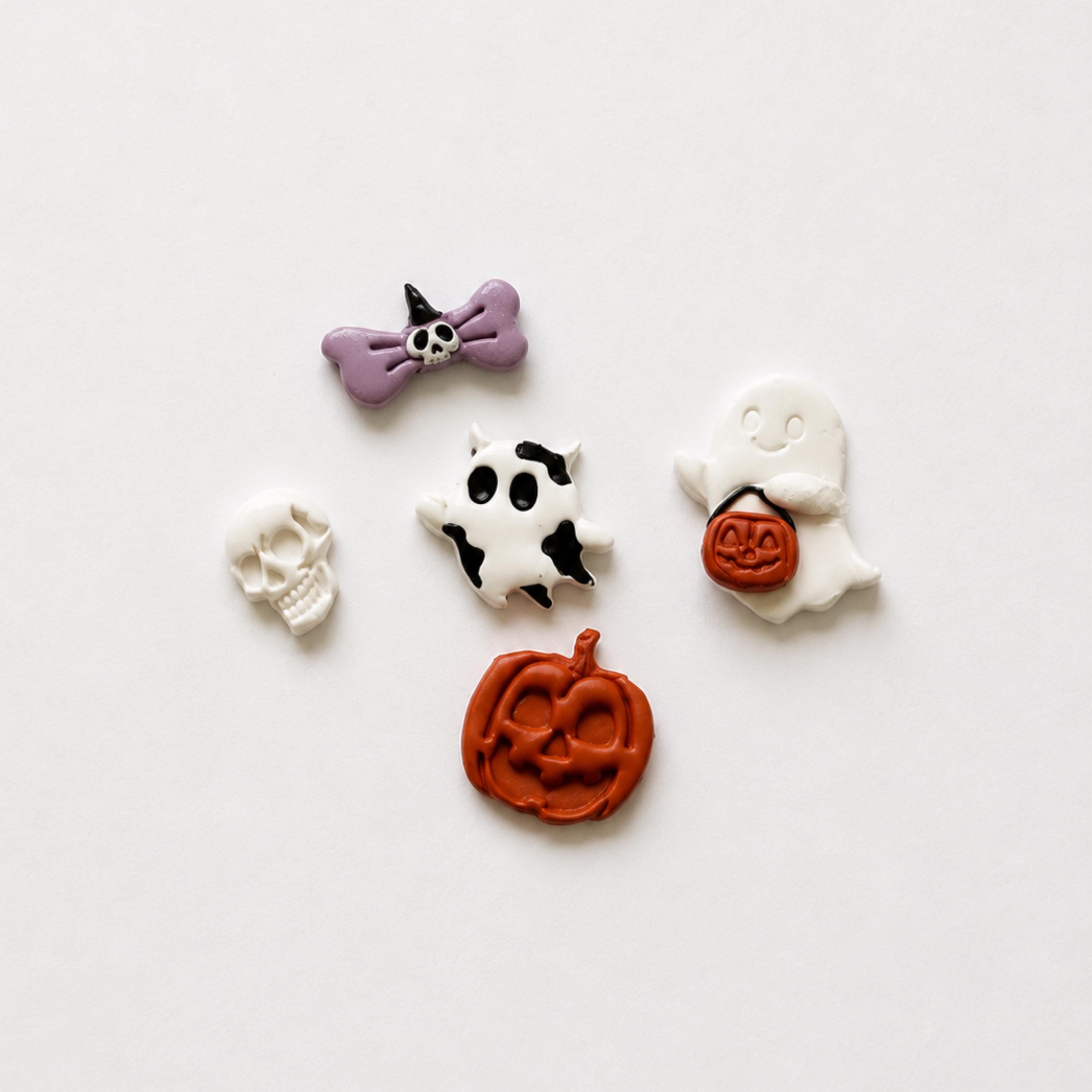 Skull Bow Polymer Clay Cutter | Halloween Stud Earring Cutter