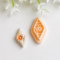 Sun Imprinted Seashell Polymer Clay Summer Cutter