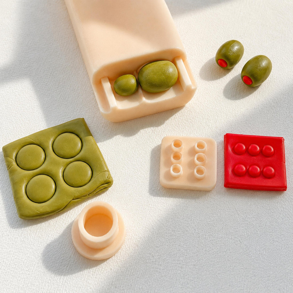 Martini Olive Builder Set – Polymer Clay Bead Roller