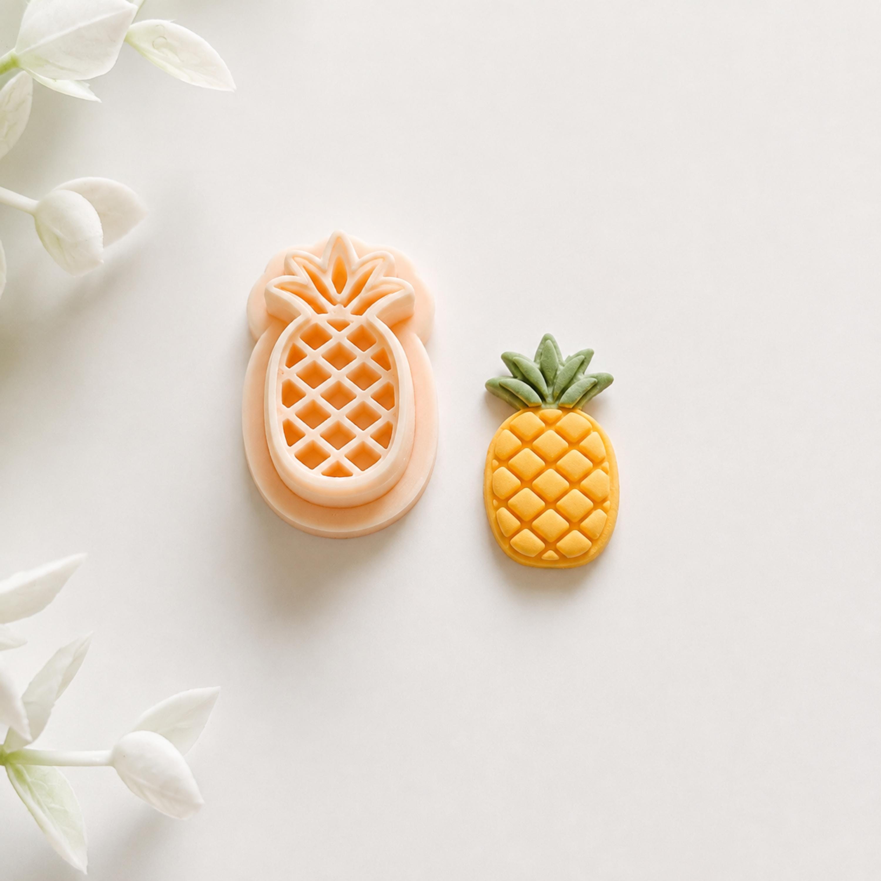 Ananas Polymer Clay Fruit Earring Cutter
