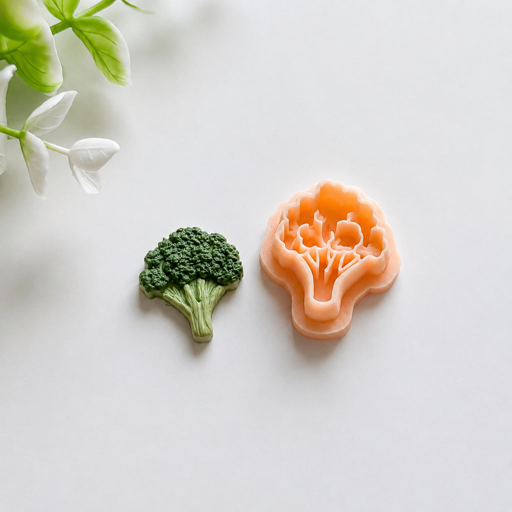 Broccoli Polymer Clay Vegetable Earring Cutter