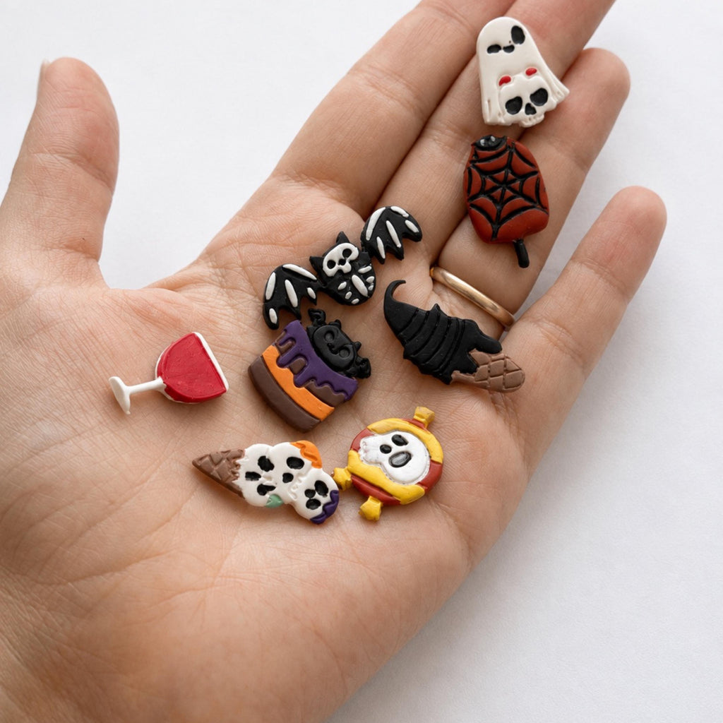 Spider Web Popsicle Polymer Clay Cutter | Halloween Earring Cutter