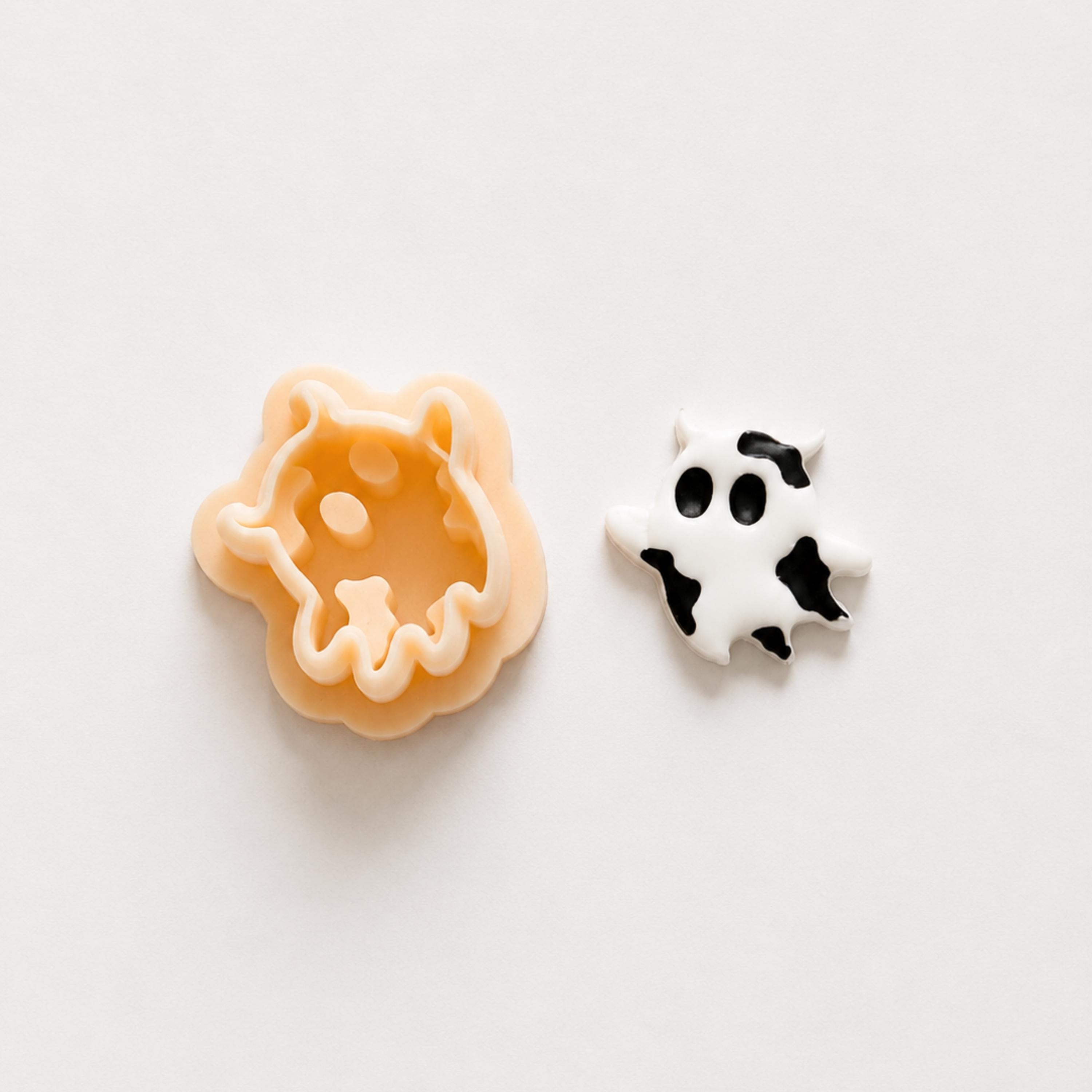 Cow Ghost Polymer Clay Cutter | Halloween Earring Cutter